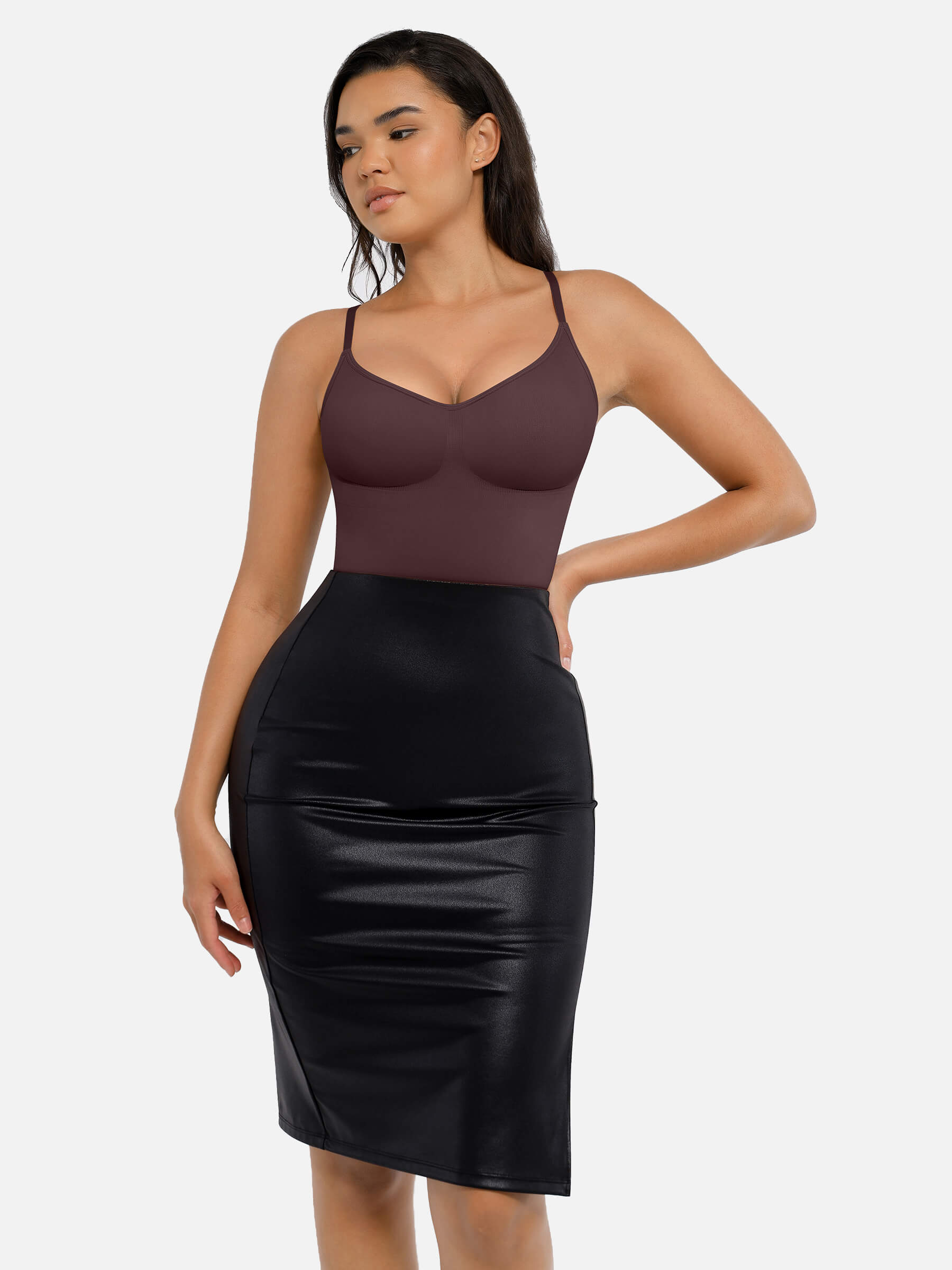 Shapevive Tummy Control Seamless Thong Bodysuit