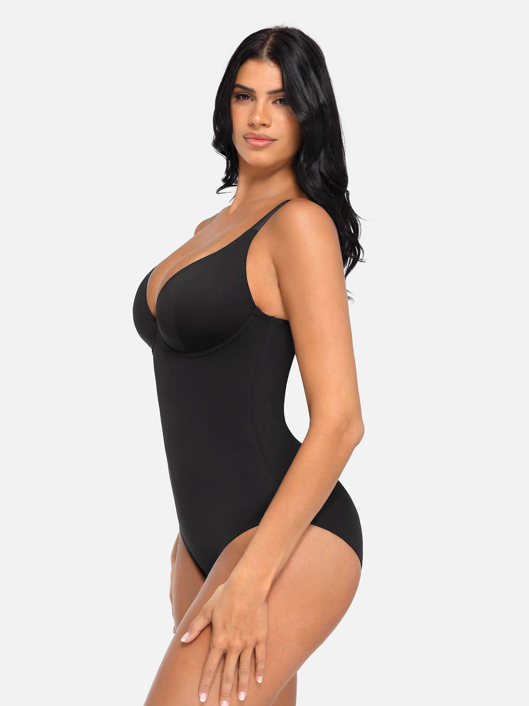 Shapevive V Neck Tummy Control Bodysuit
