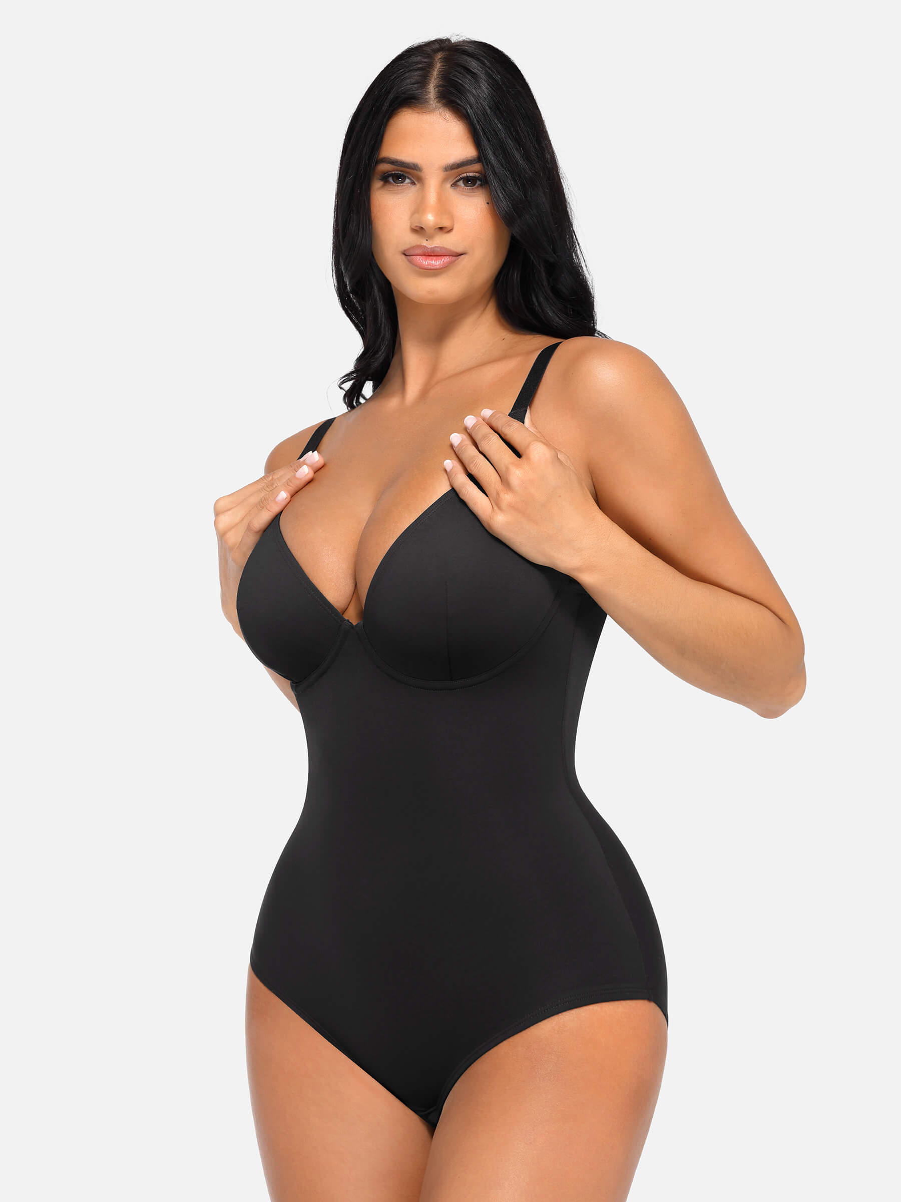 Shapevive V Neck Tummy Control Bodysuit