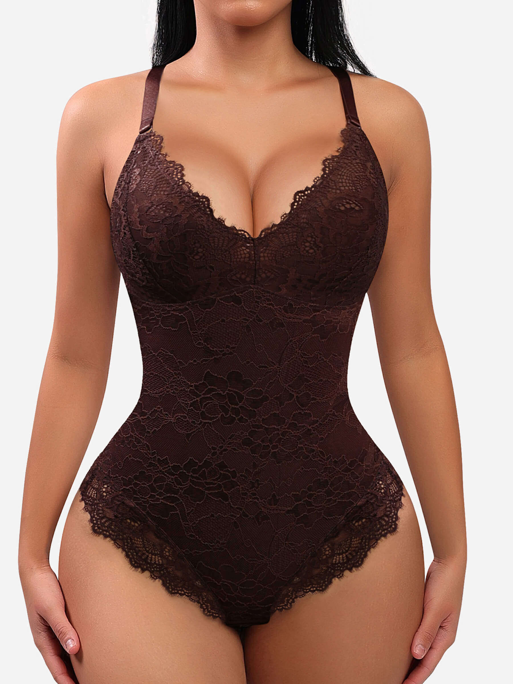 Shapevive Low-back Ultra-versatile Lace Bodysuit