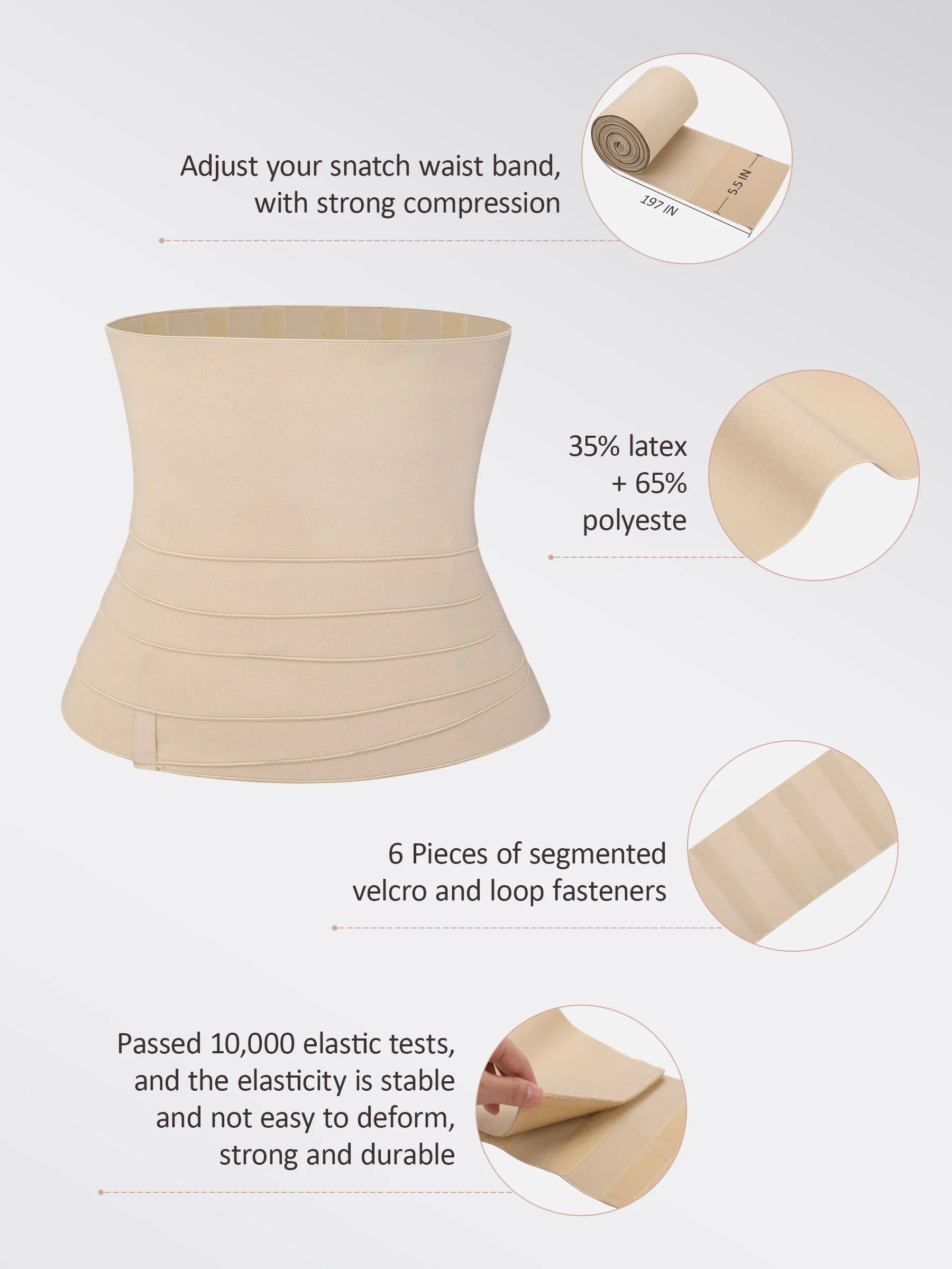 Shapevive Tummy Wrap Waist Trainer