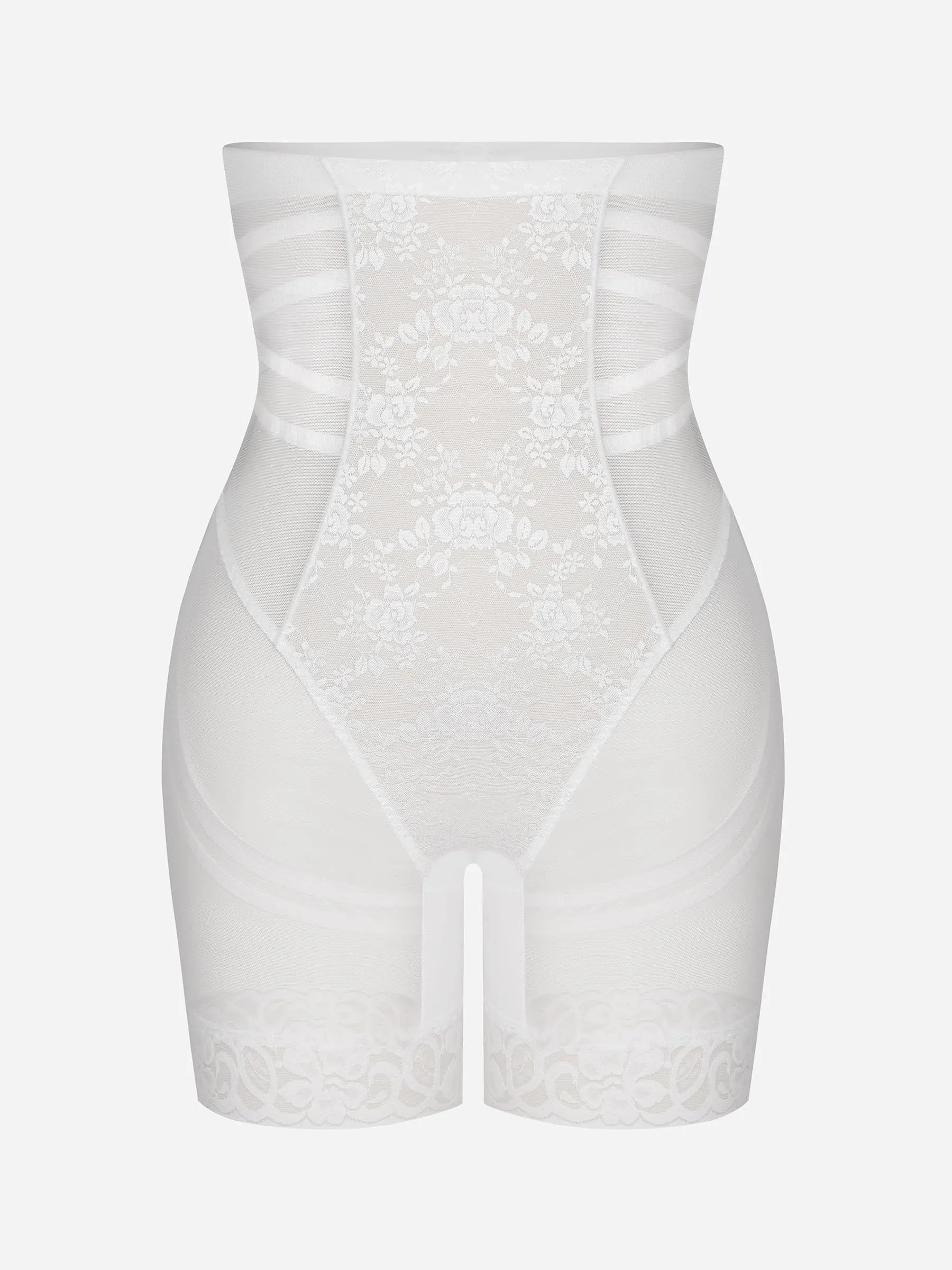 Shapevive Patterned Lace Breathable Shapewear Shorts