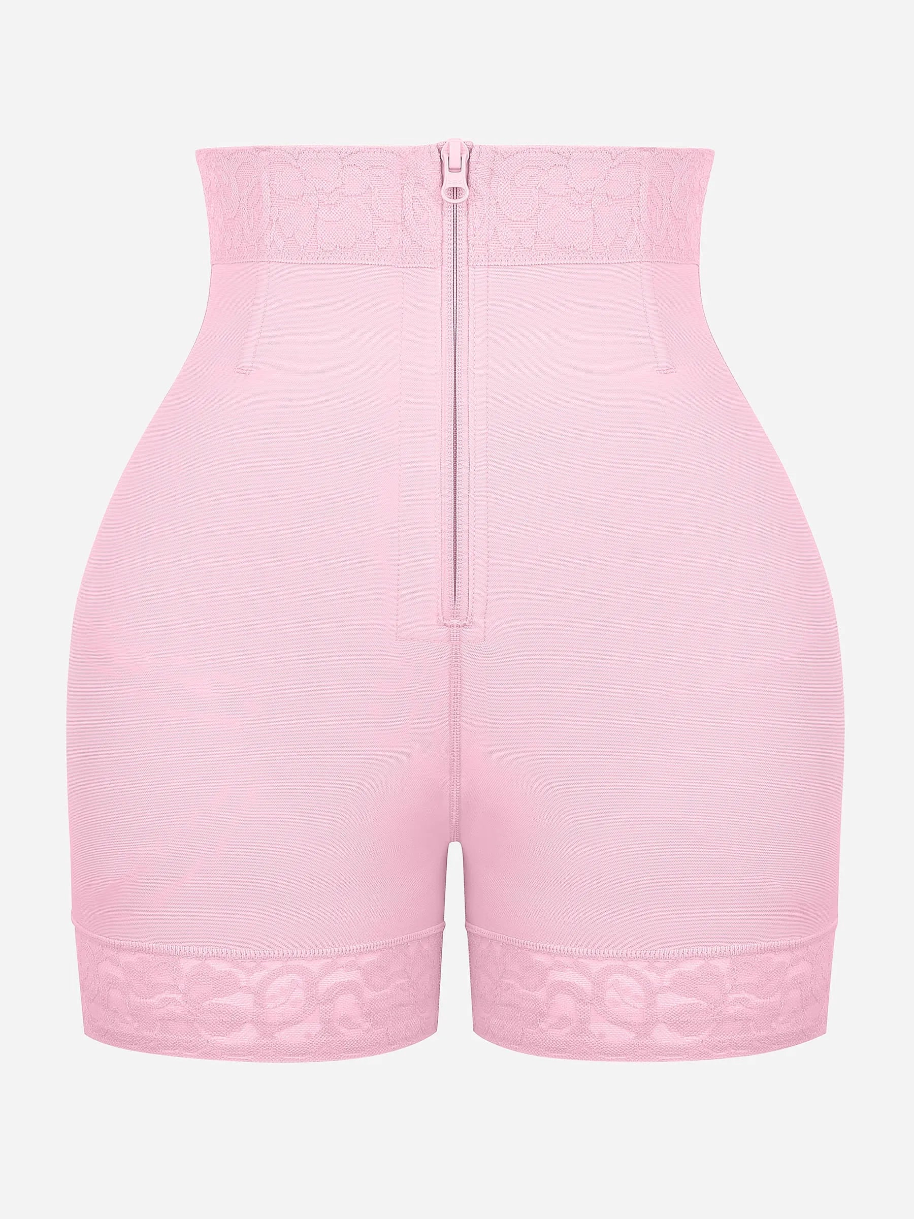 Shapevive Tummy Control Shaping Shorts Butt Lifter with Clasps and Zipper