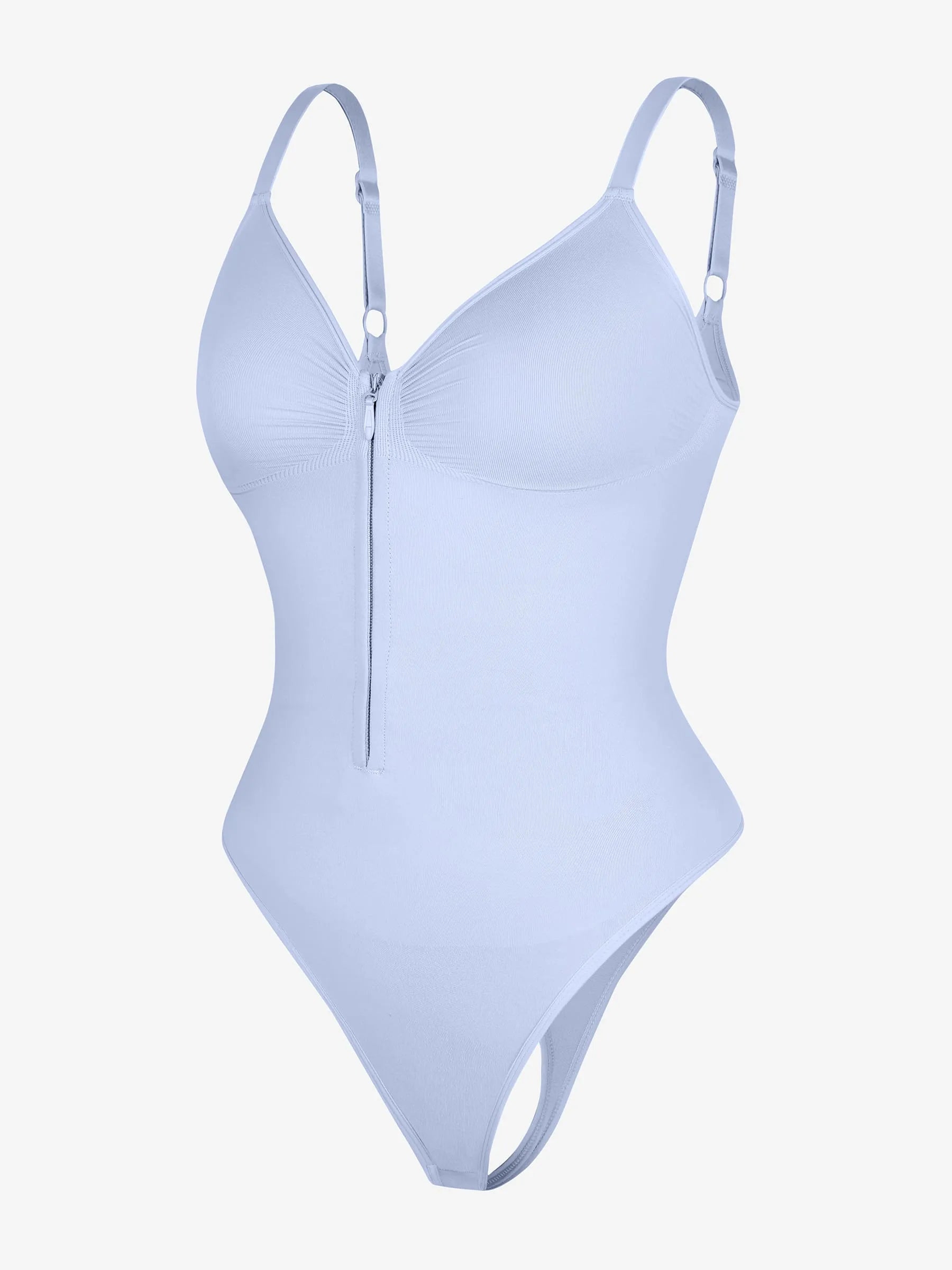 Shapevive Tummy Control Seamless Zipper Shaping Bodysuit