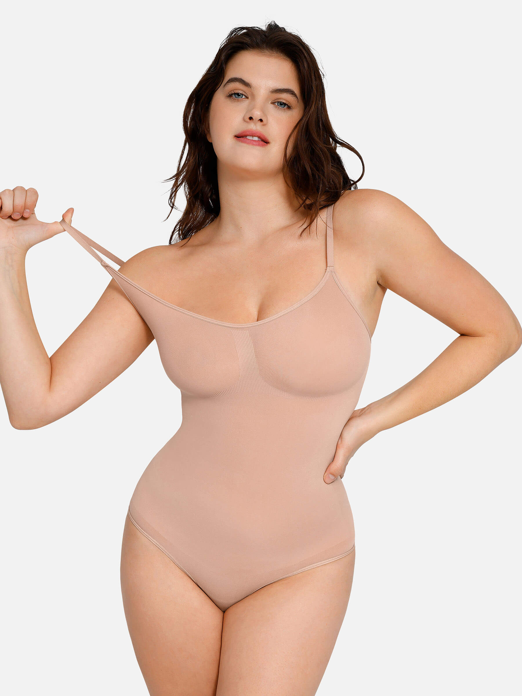 Shapevive Everyday Wear Seamless Thong Bodysuit
