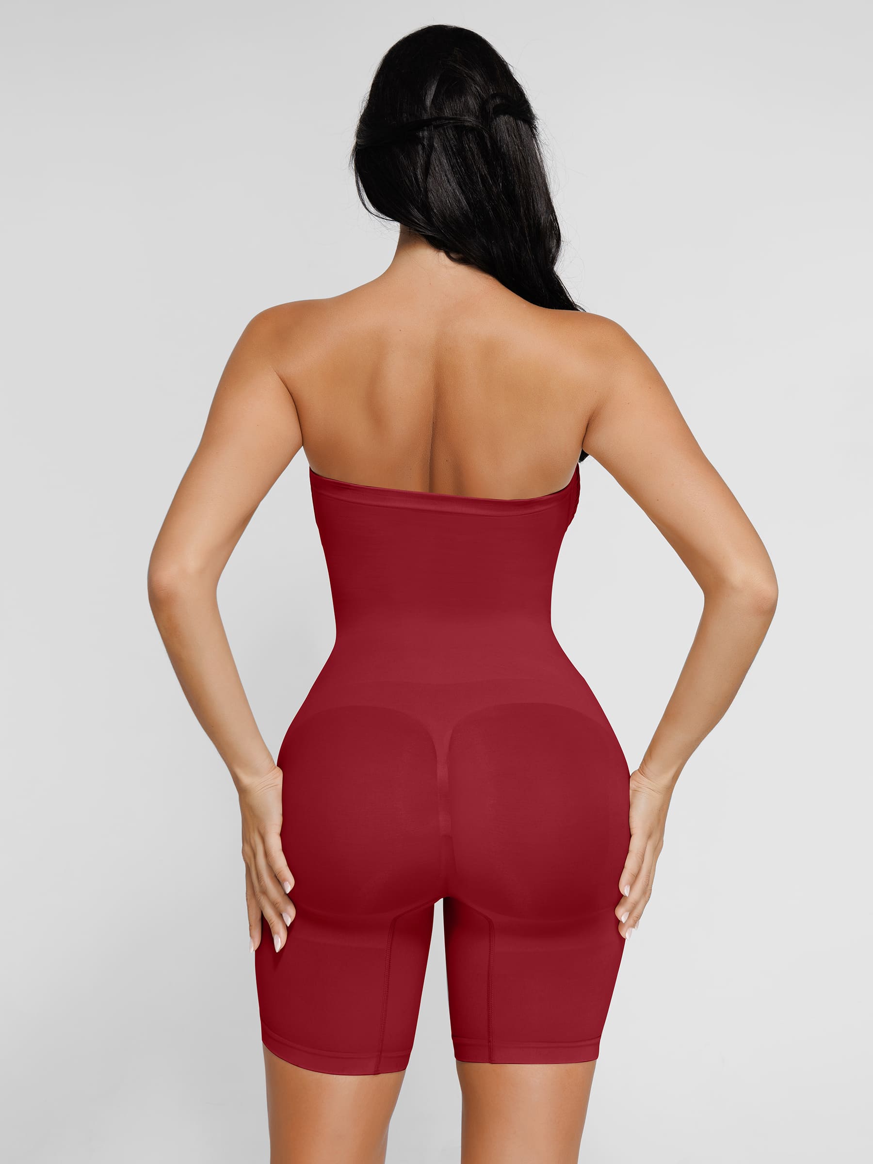 Shapevive Seamless Strapless Bodysuit with Removable Straps