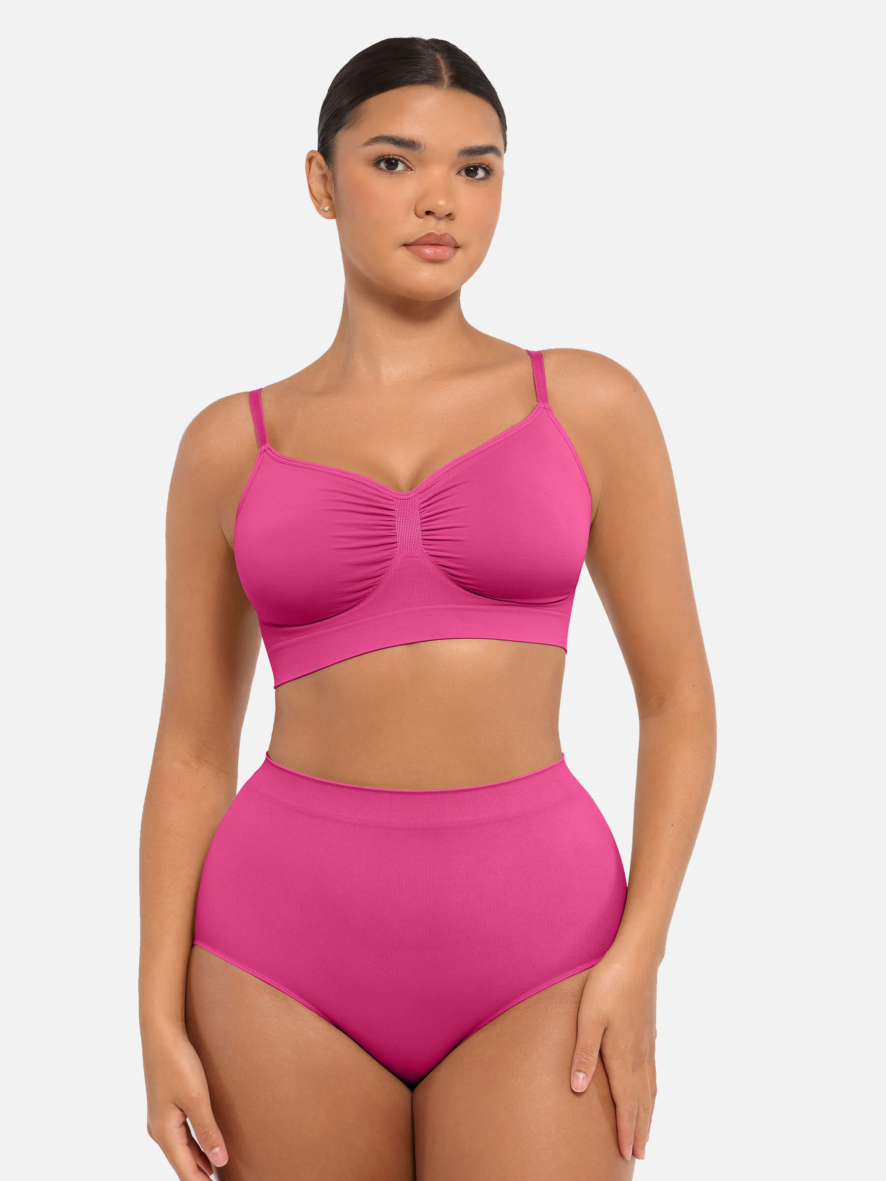Shapevive Wireless Bra & Seamless Tummy Control Brief Set