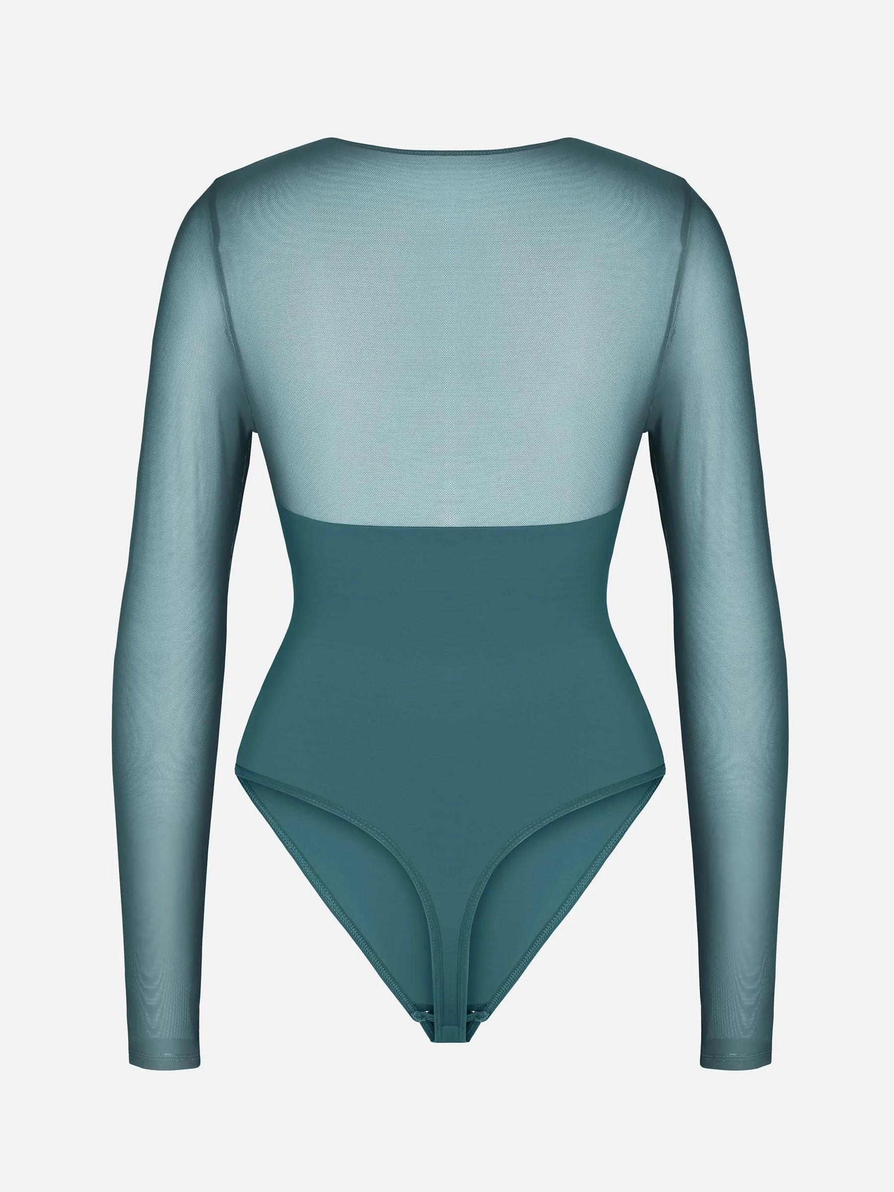 Shapevive Mesh Panel V-Neck Bodysuit
