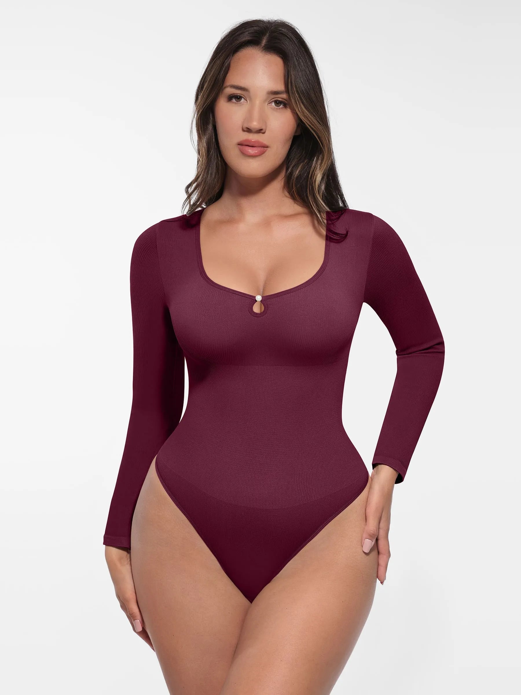 Shapevive Seamless Ribbed Bodysuit