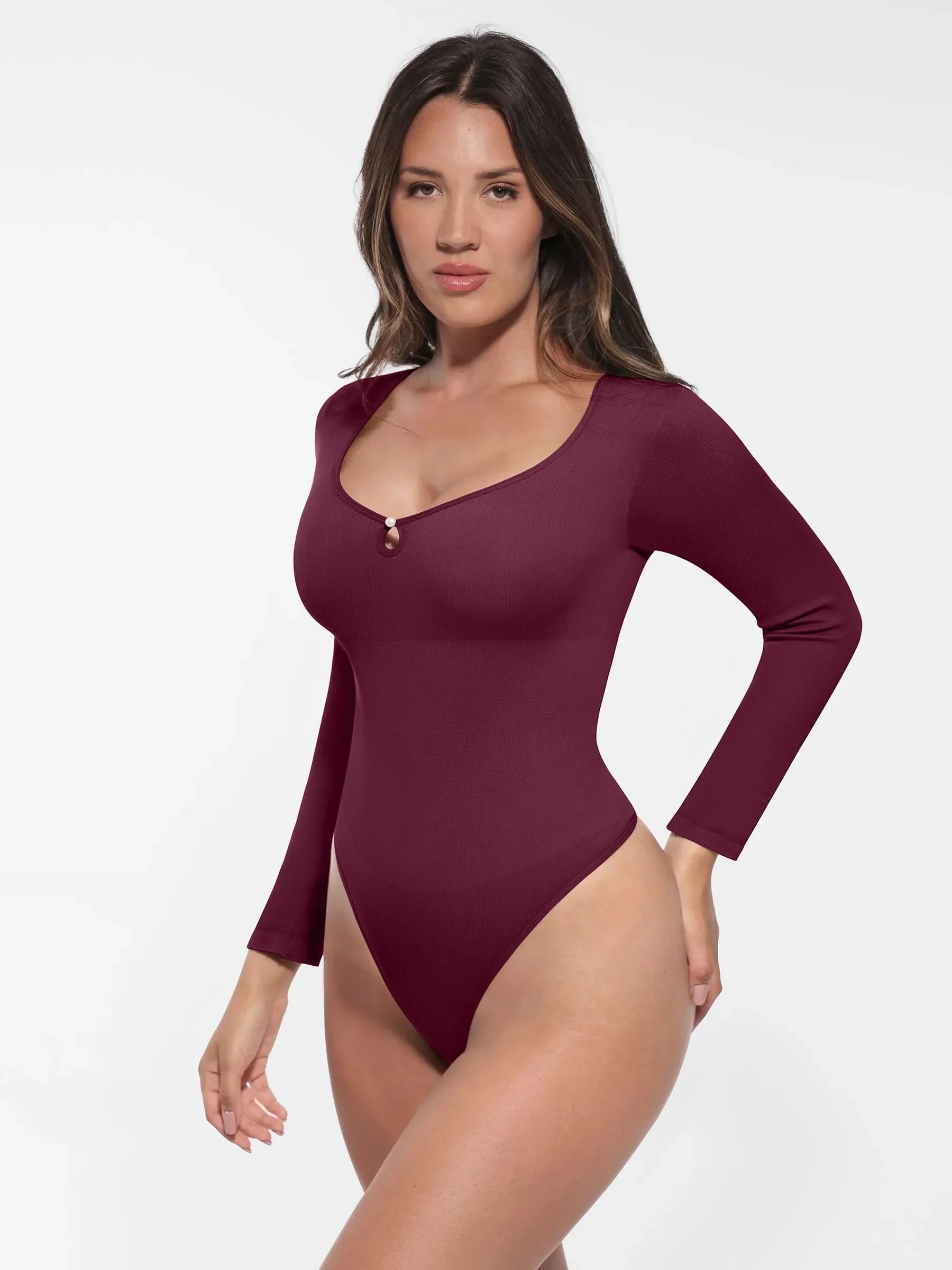 Shapevive Seamless Ribbed Bodysuit