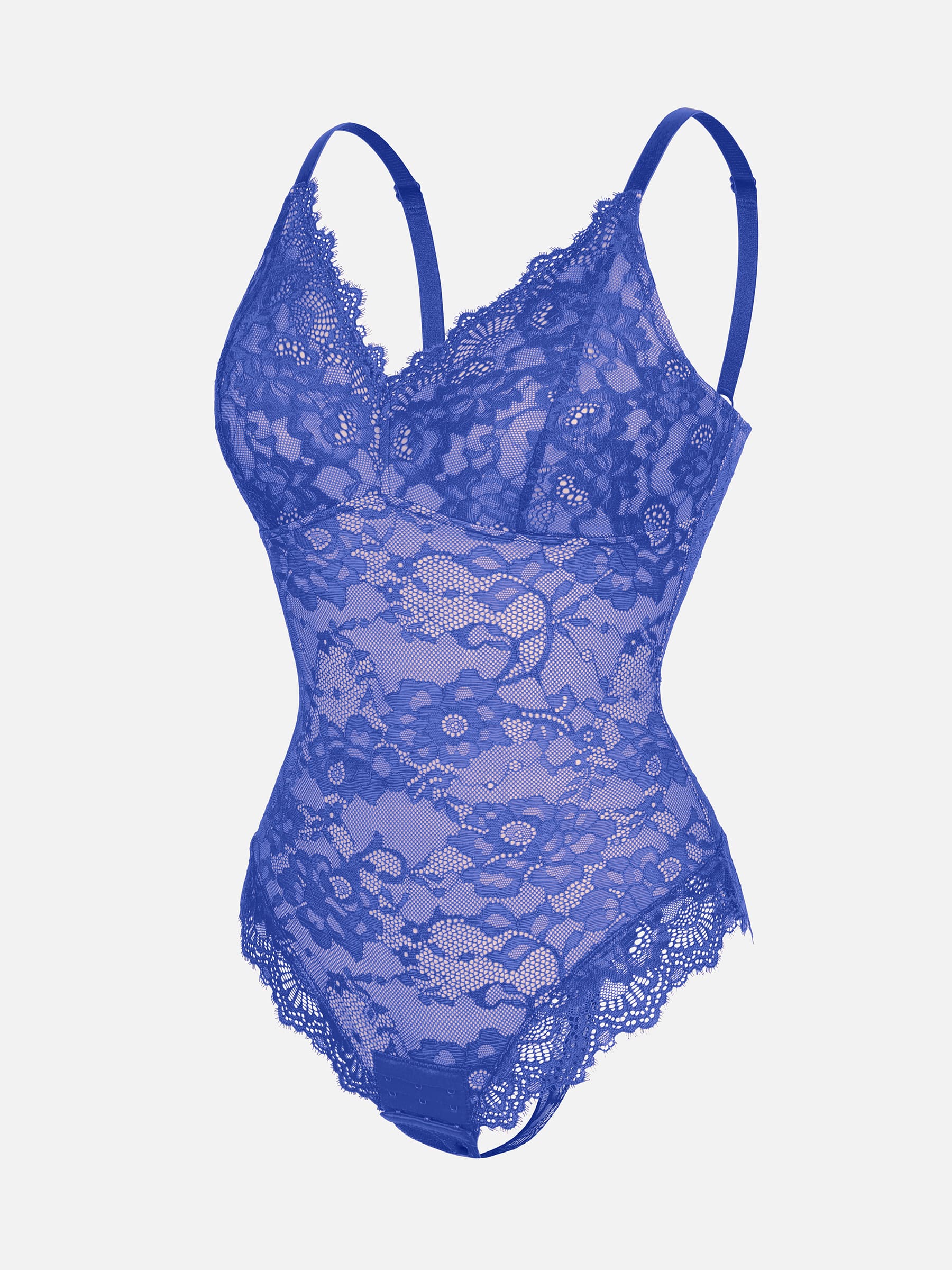 Shapevive Lace V Neck Full Bodysuit