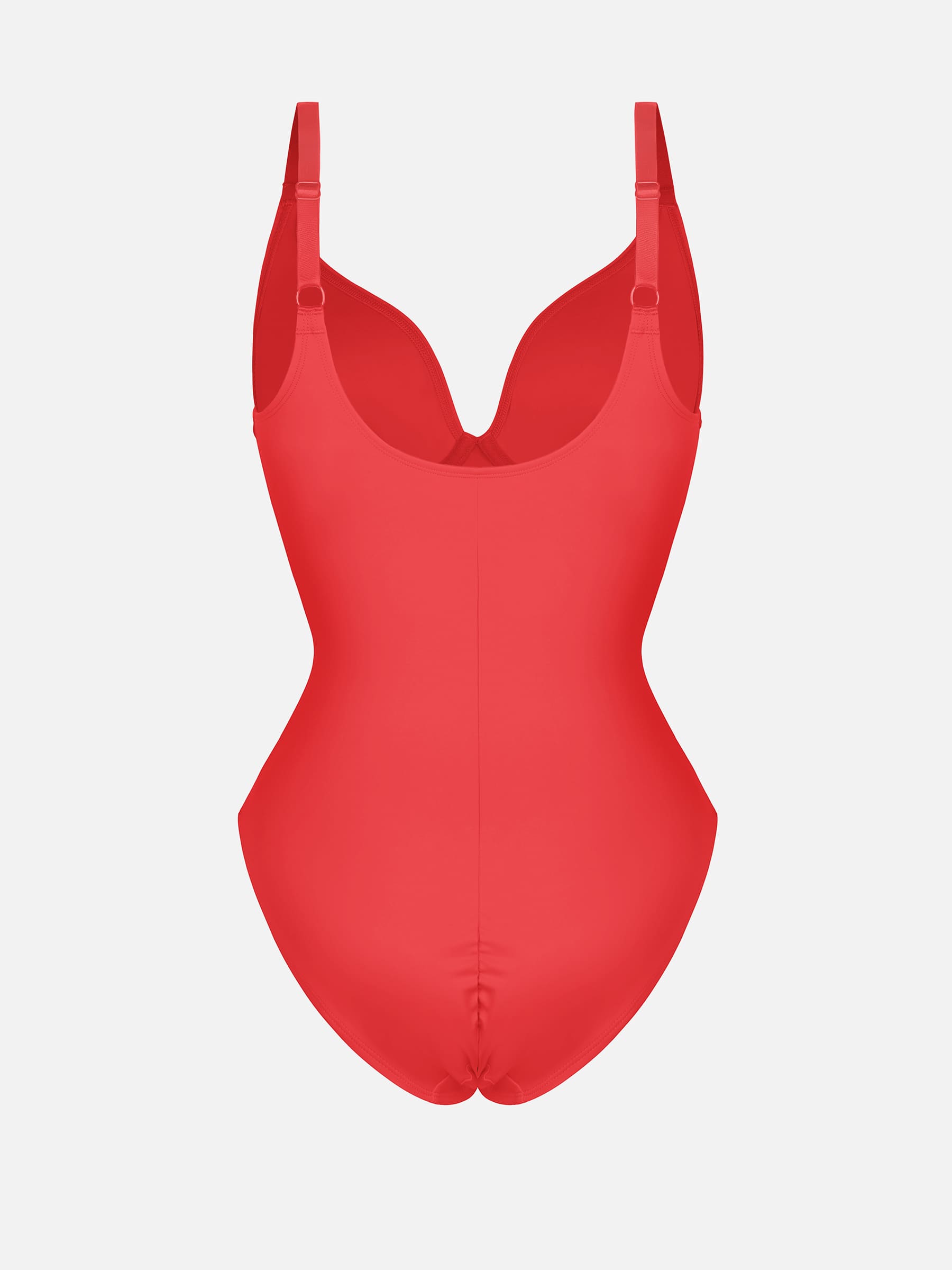 Shapevive V Neck Adjustable Straps Tummy Control  Bodysuit