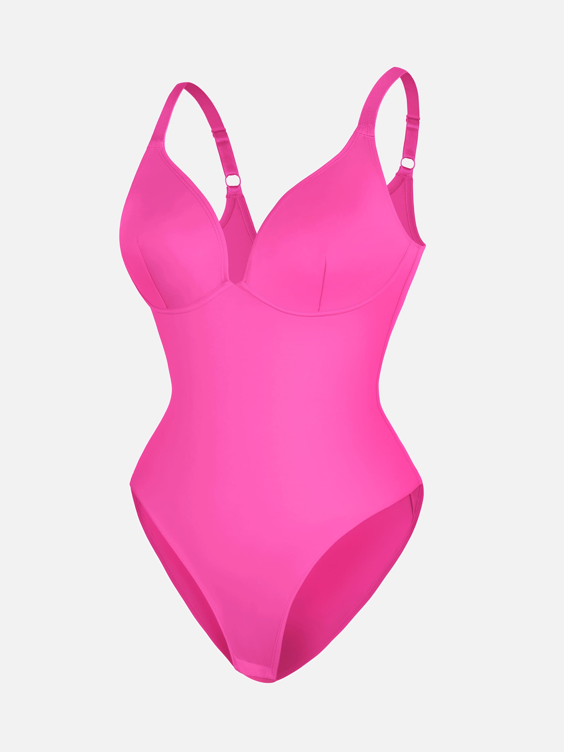 Shapevive V Neck Adjustable Straps Tummy Control  Bodysuit