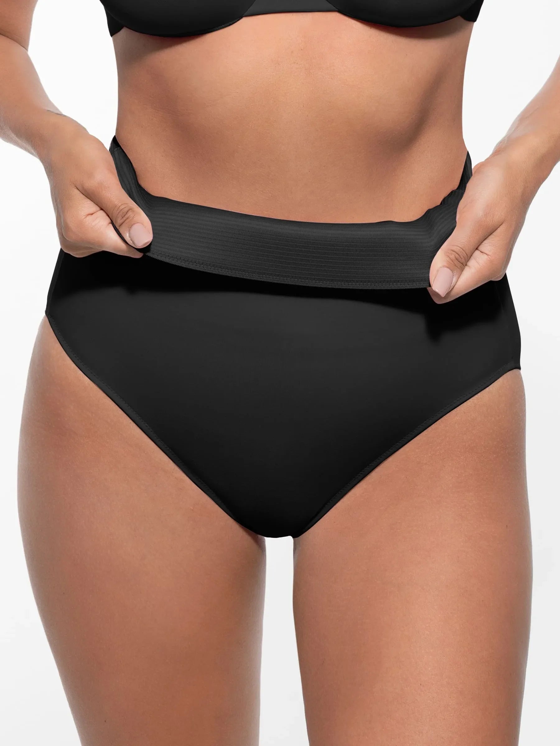 Shapevive Built-in Elastic Mid-Waist Shaping Panties