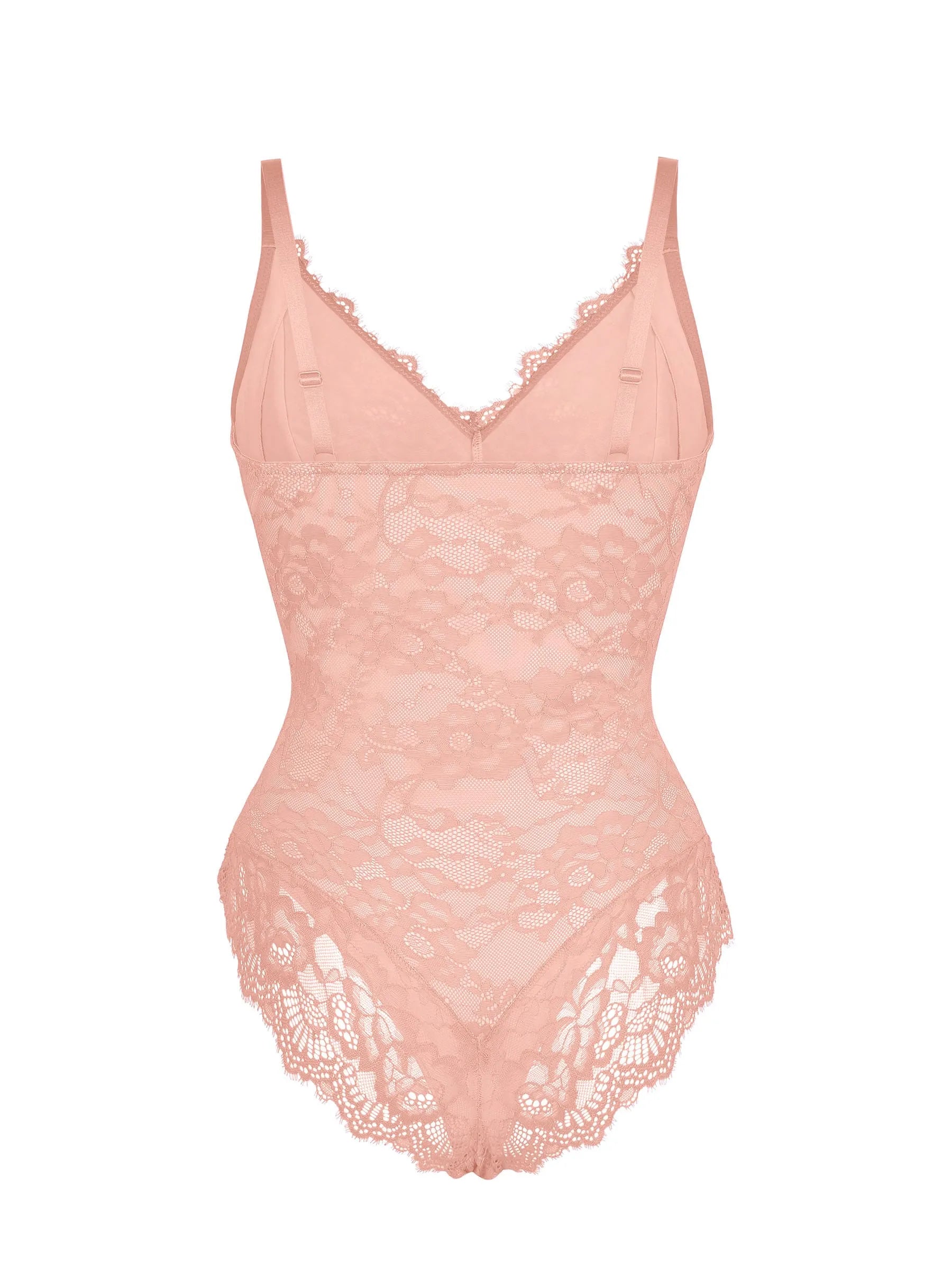 Shapevive Lace V Neck Full Bodysuit Underwear