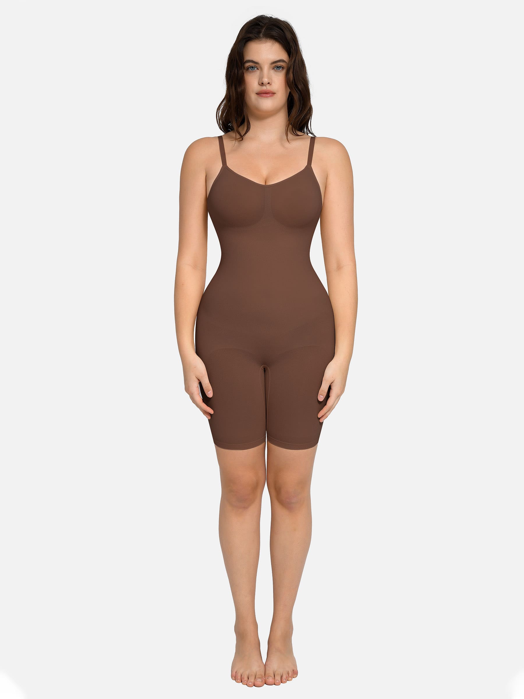 Shapevive Seamless Boyshort Sculpting Bodysuit