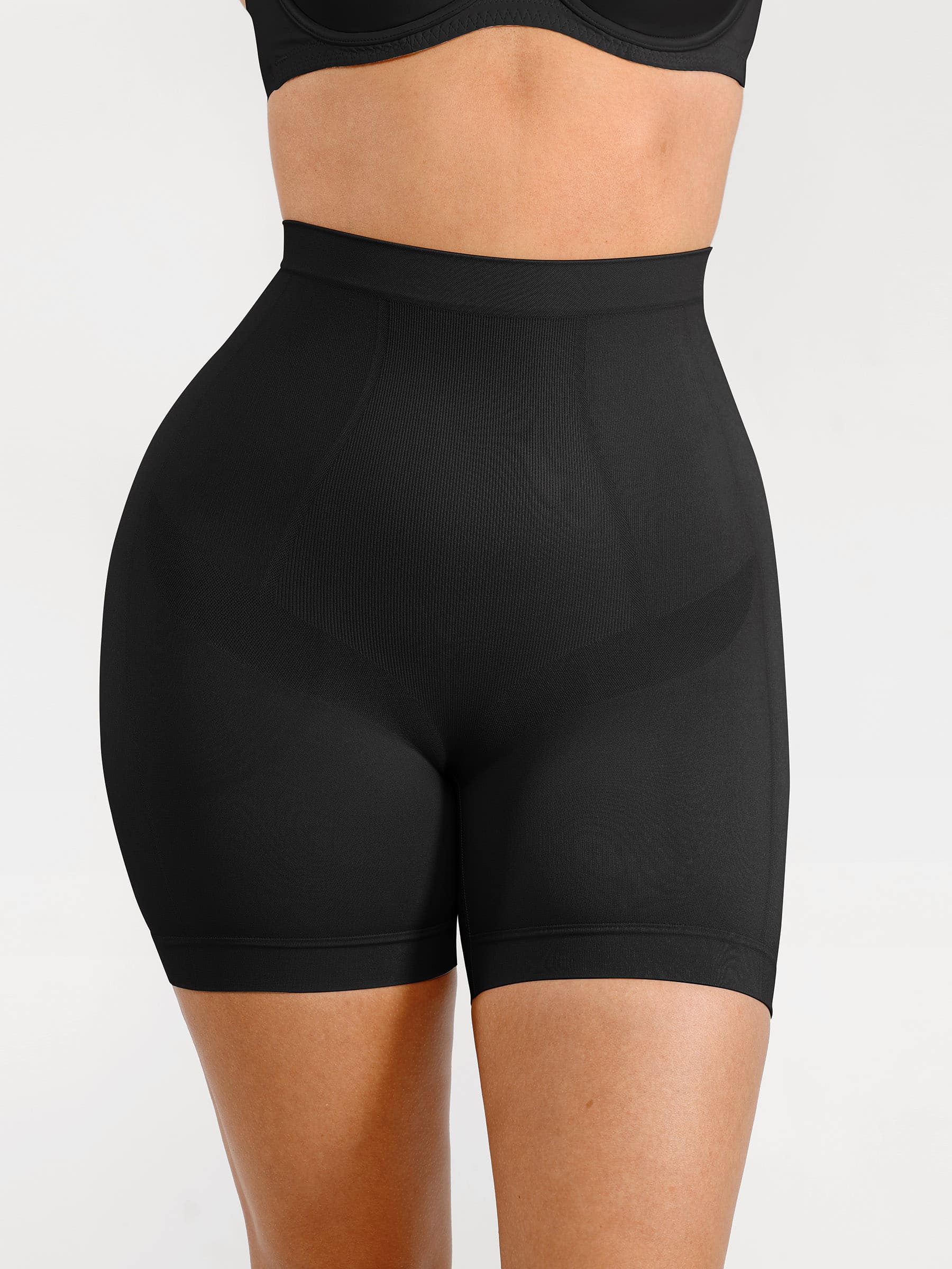 Shapevive Seamless Comfort Mid Waist Tummy Control Panties Shaping Shorts