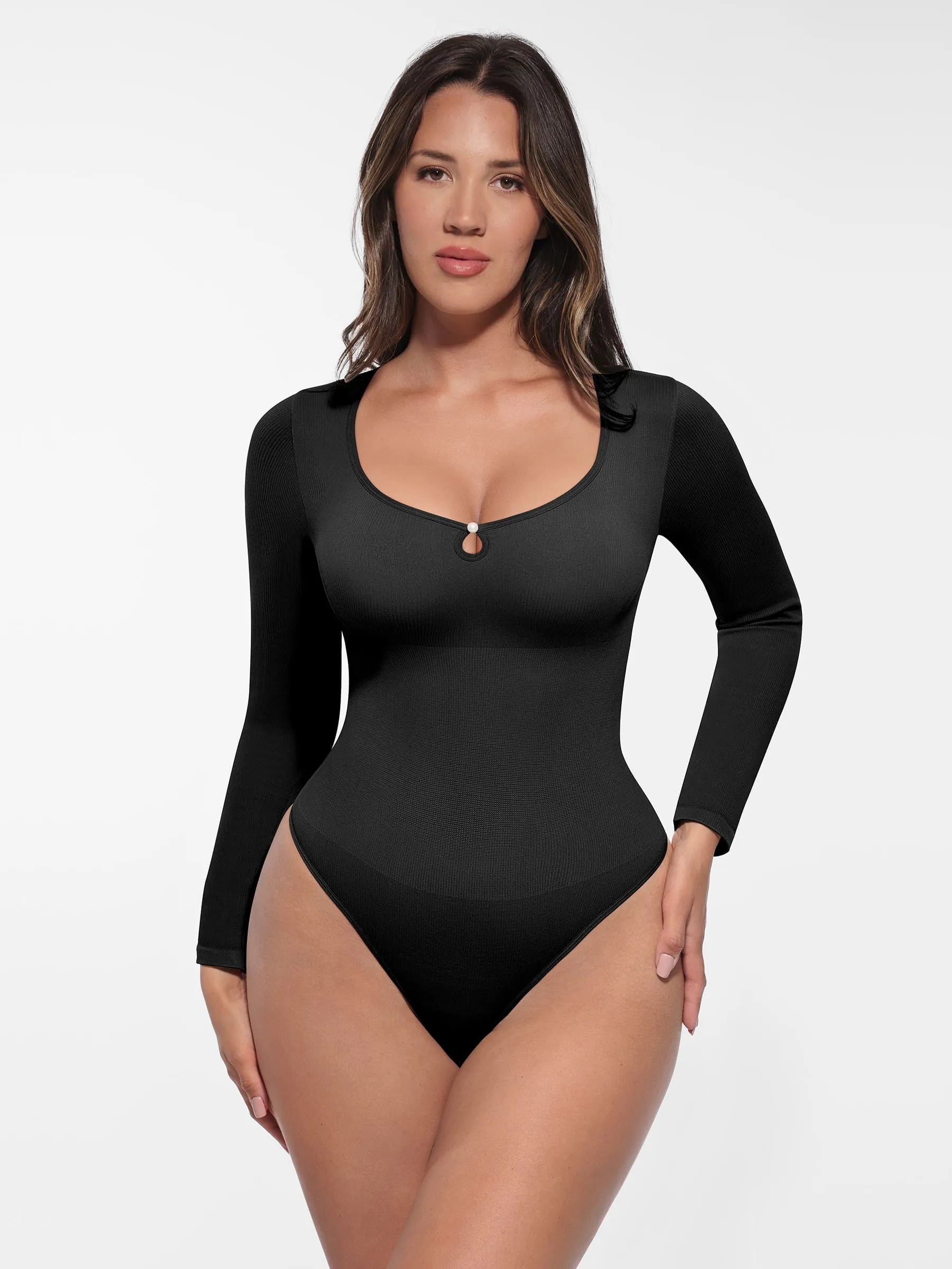 Shapevive Seamless Ribbed Bodysuit