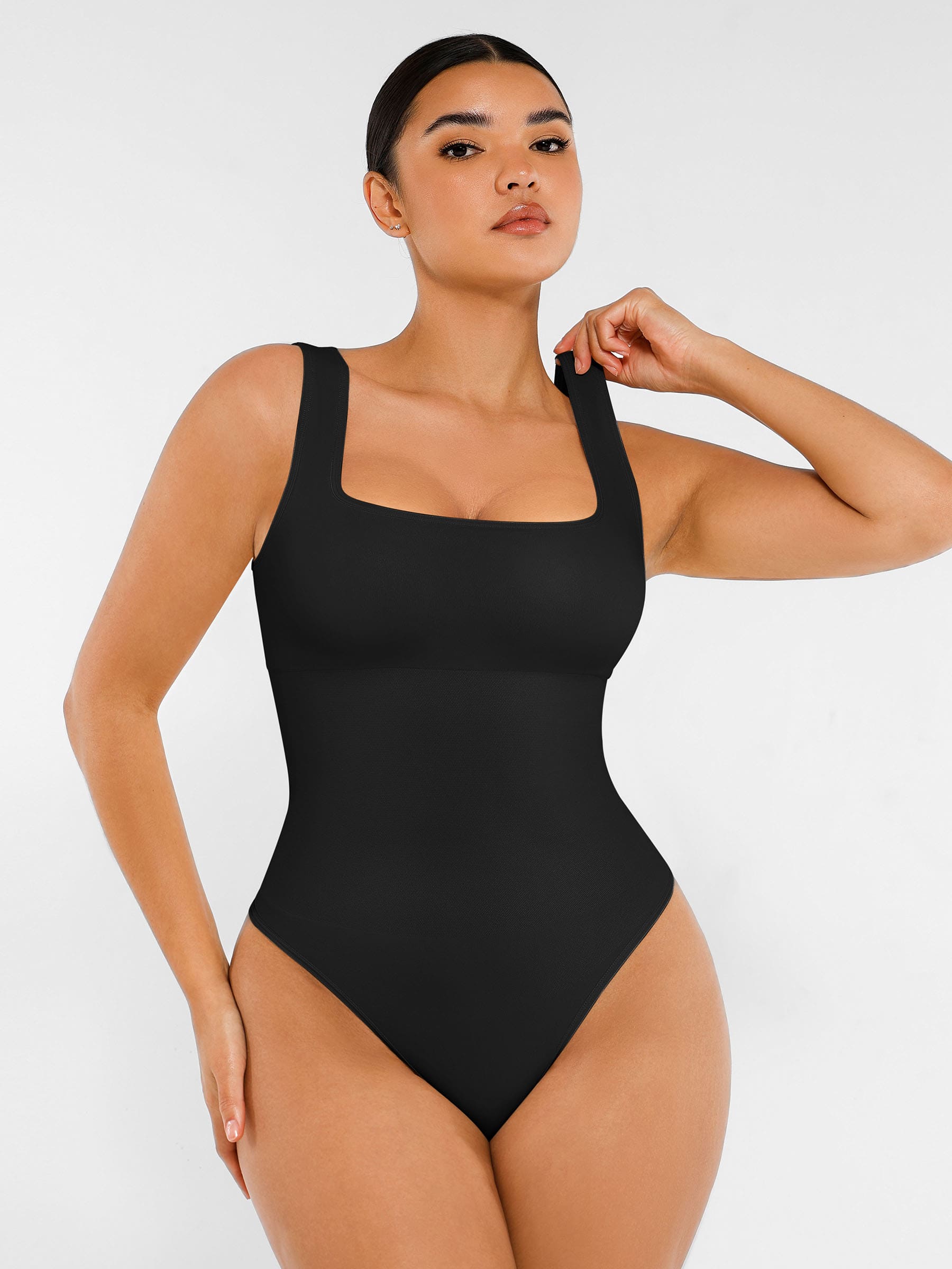 Shapevive Seamless Shapewear Thong Bodysuit