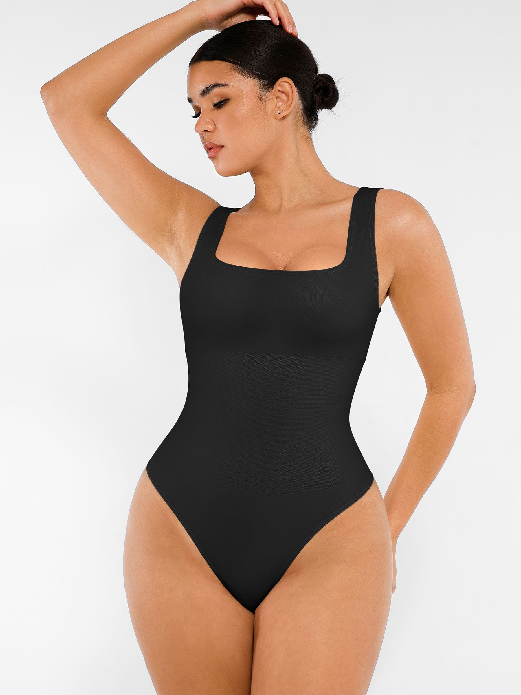 Shapevive Seamless Shapewear Thong Bodysuit