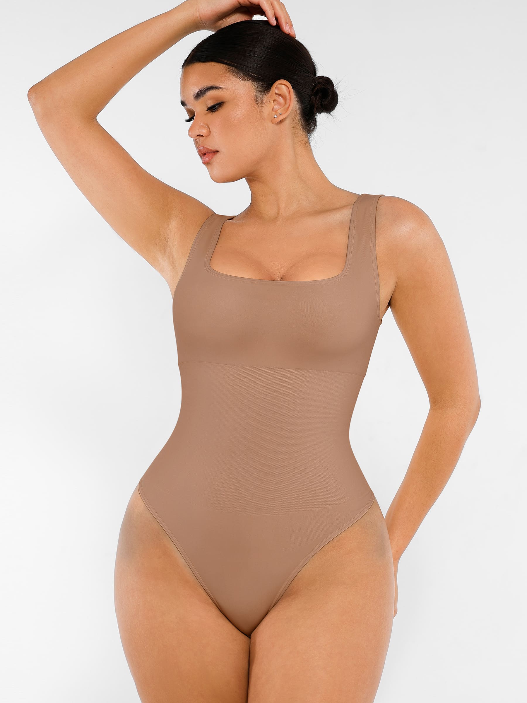 Shapevive Seamless Shapewear Thong Bodysuit