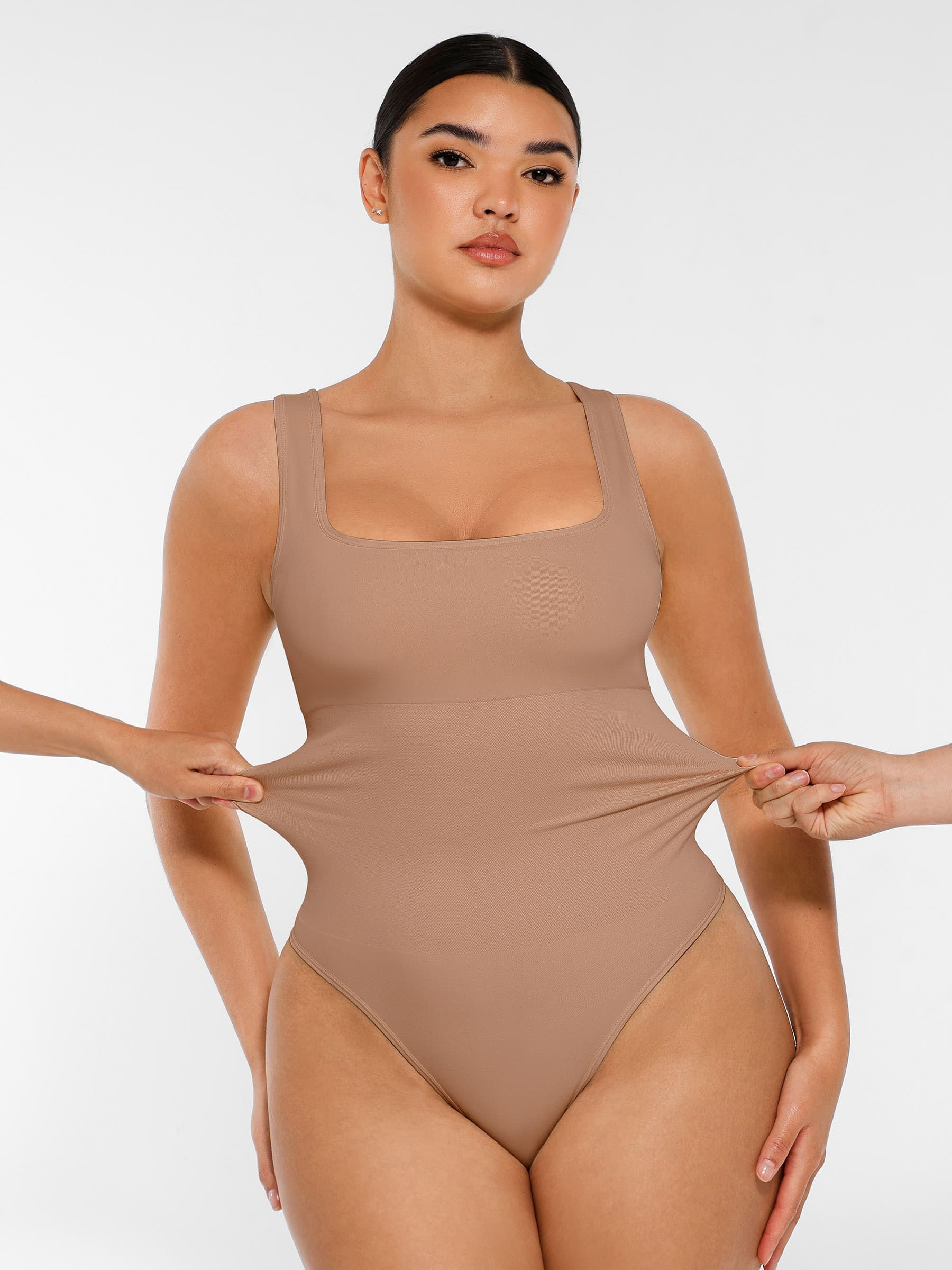 Shapevive Seamless Shapewear Thong Bodysuit