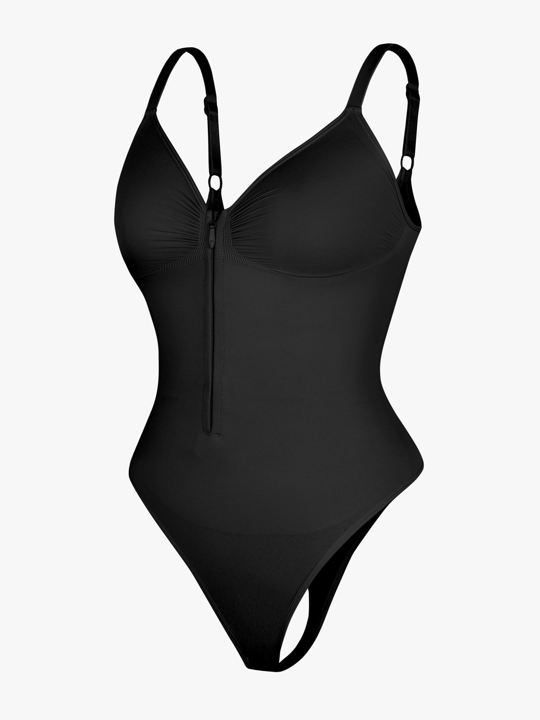 Shapevive Tummy Control Seamless Zipper Shaping Bodysuit