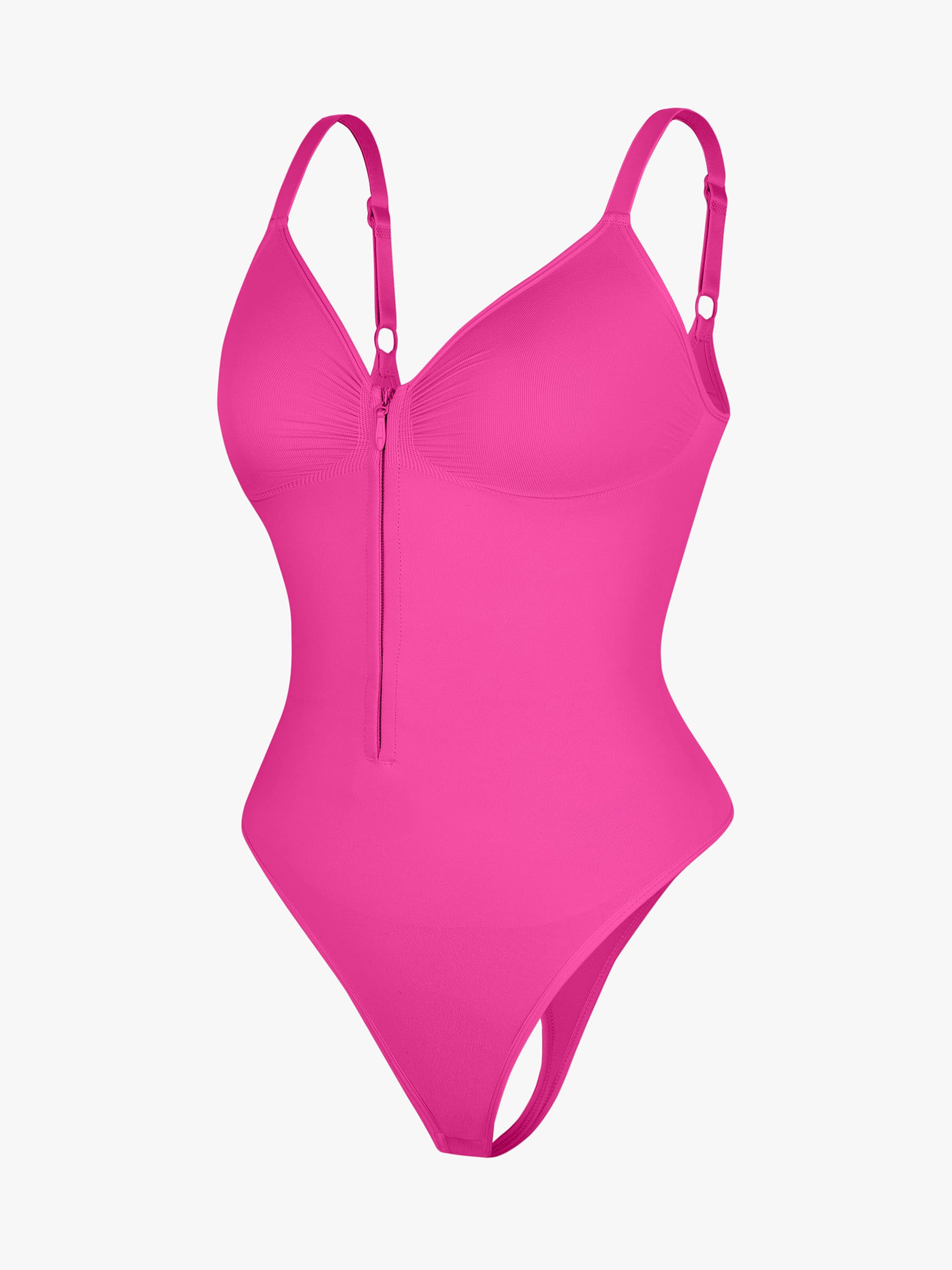 Shapevive Tummy Control Seamless Zipper Shaping Bodysuit