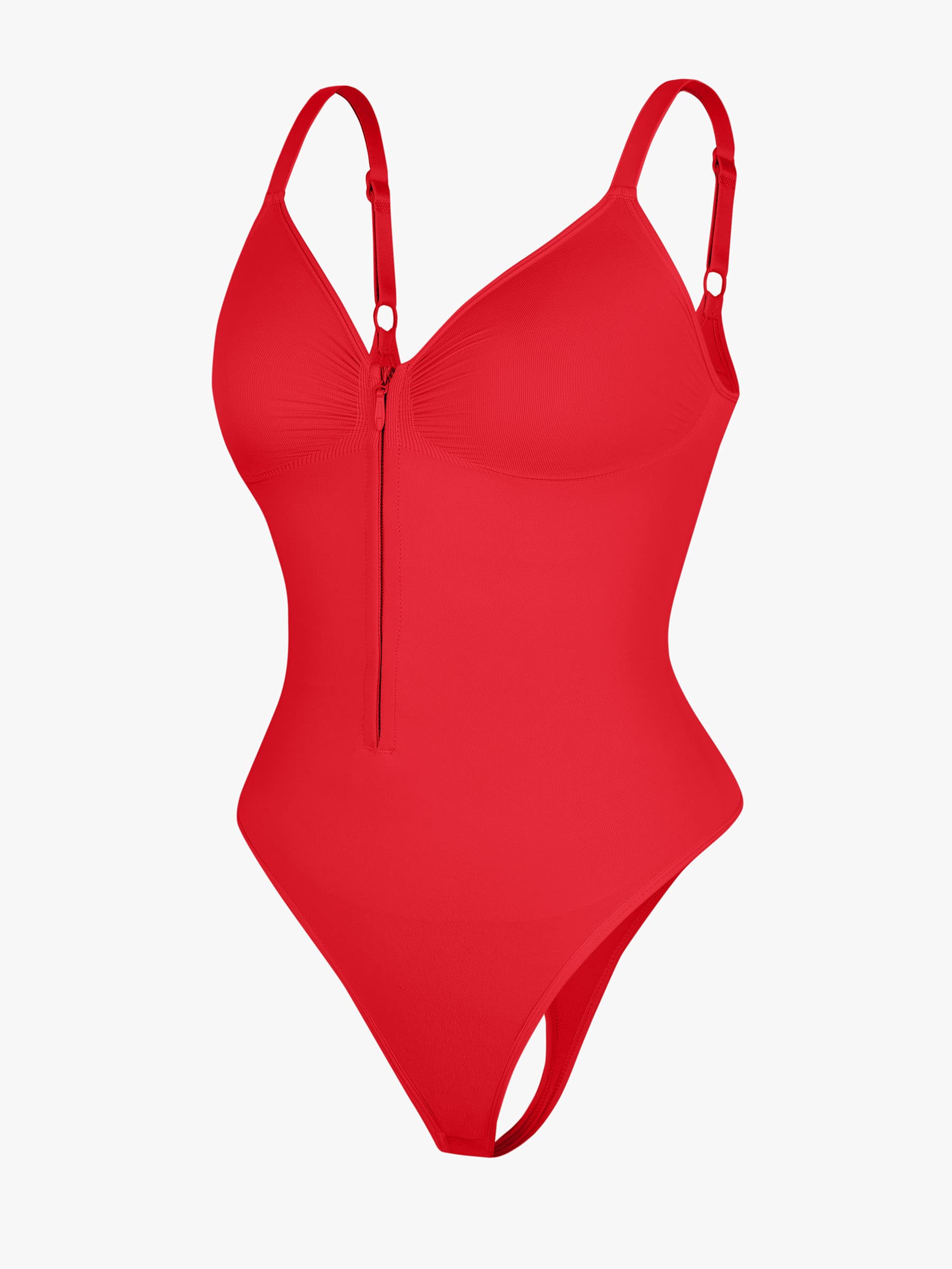 Shapevive Tummy Control Seamless Zipper Shaping Bodysuit