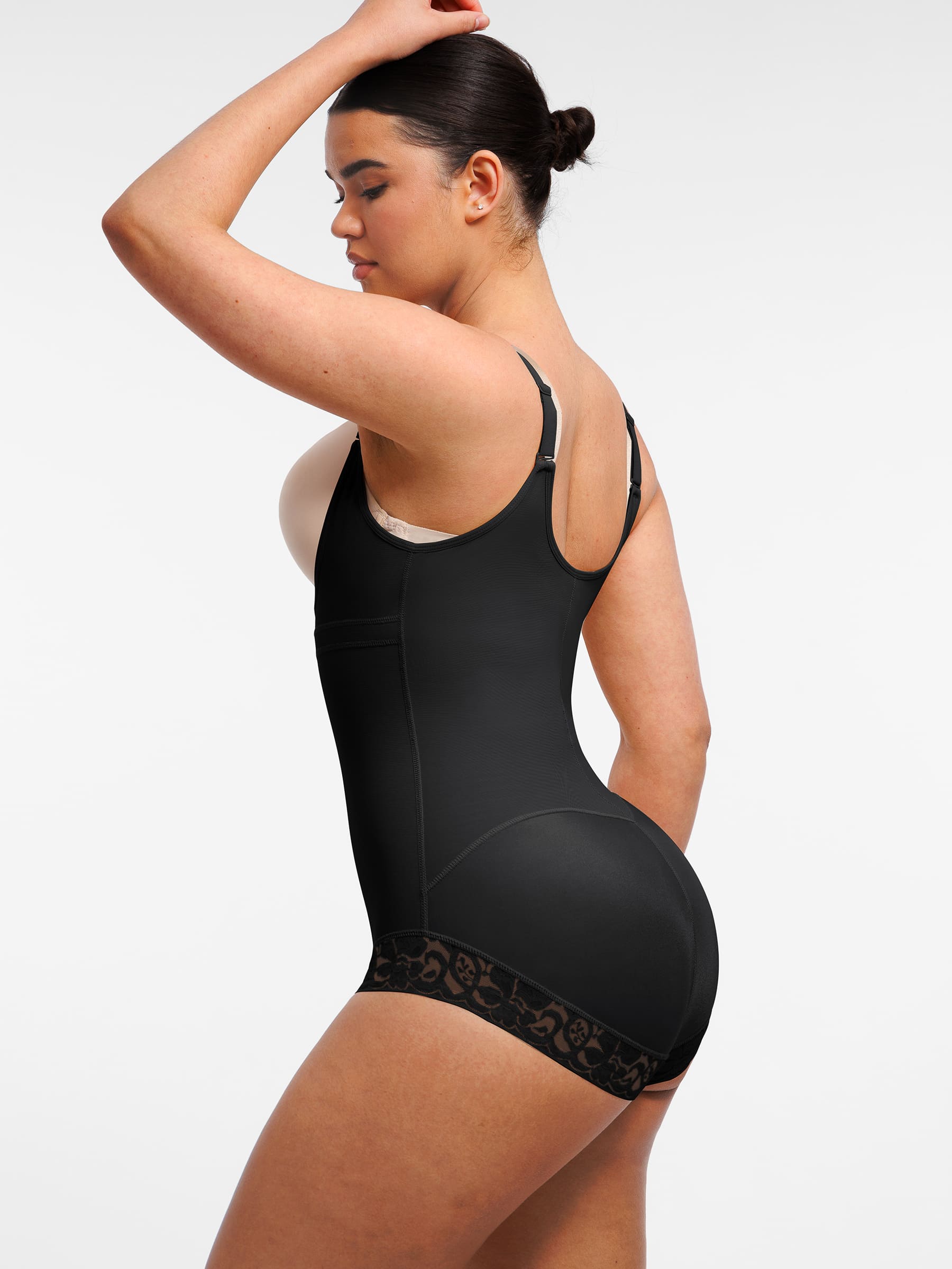 Shapevive U-Plunge Front Adjustable Zipper Shapewear