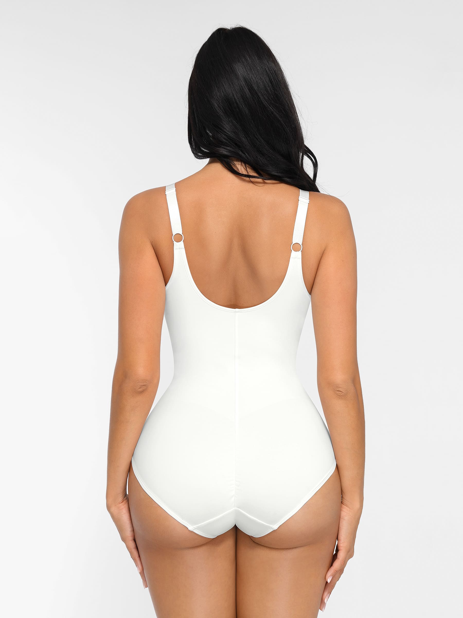 Shapevive V Neck Adjustable Straps Tummy Control  Bodysuit