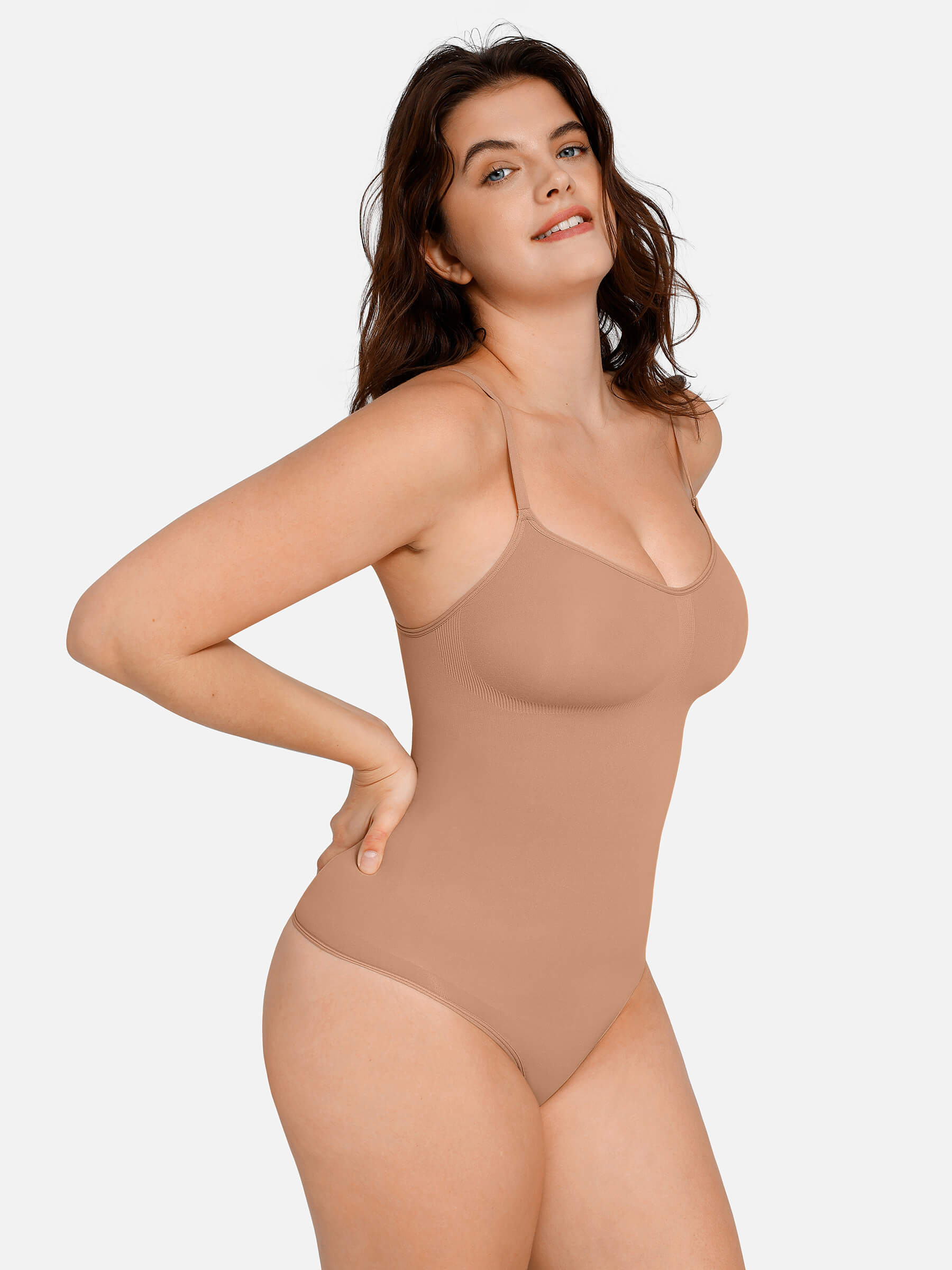 Shapevive Everyday Wear Seamless Thong Bodysuit