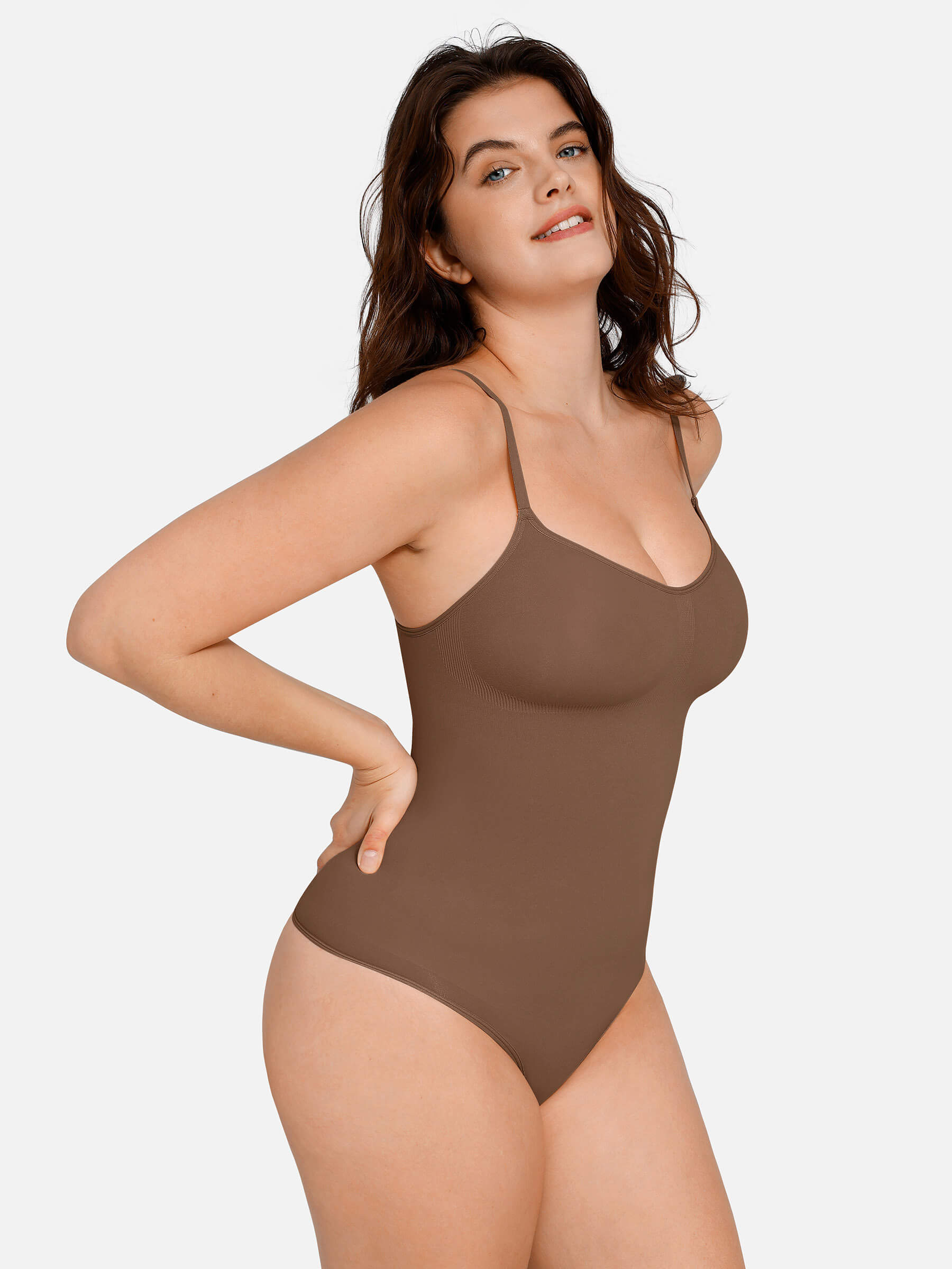 Shapevive Everyday Wear Seamless Thong Bodysuit