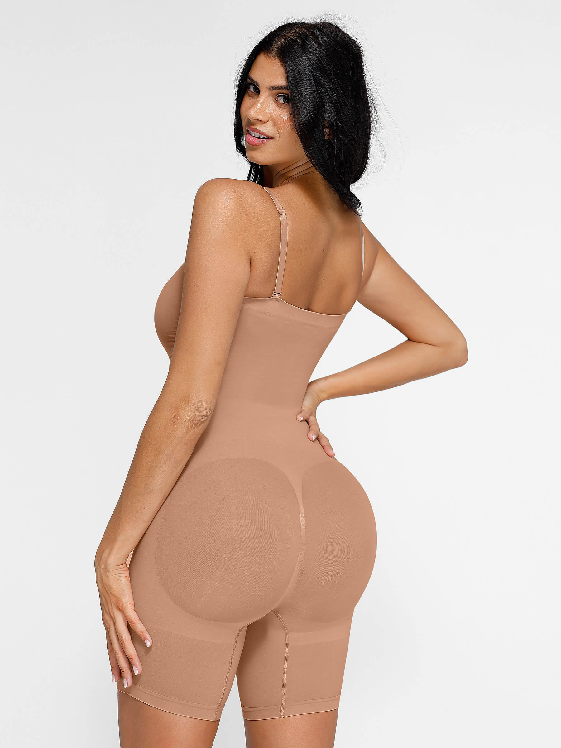 Shapevive Seamless Strapless Bodysuit with Removable Straps
