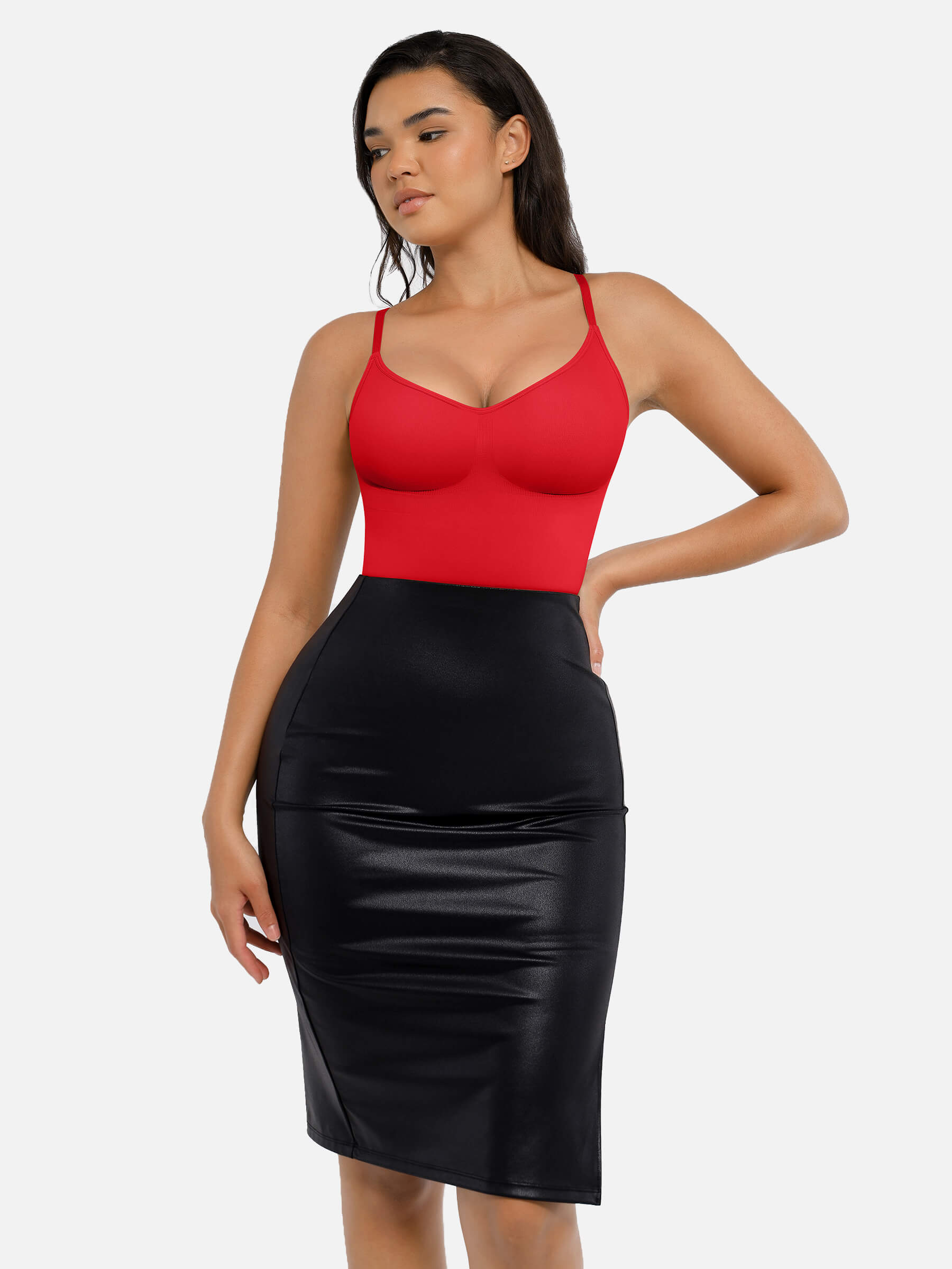 Shapevive Tummy Control Seamless Thong Bodysuit