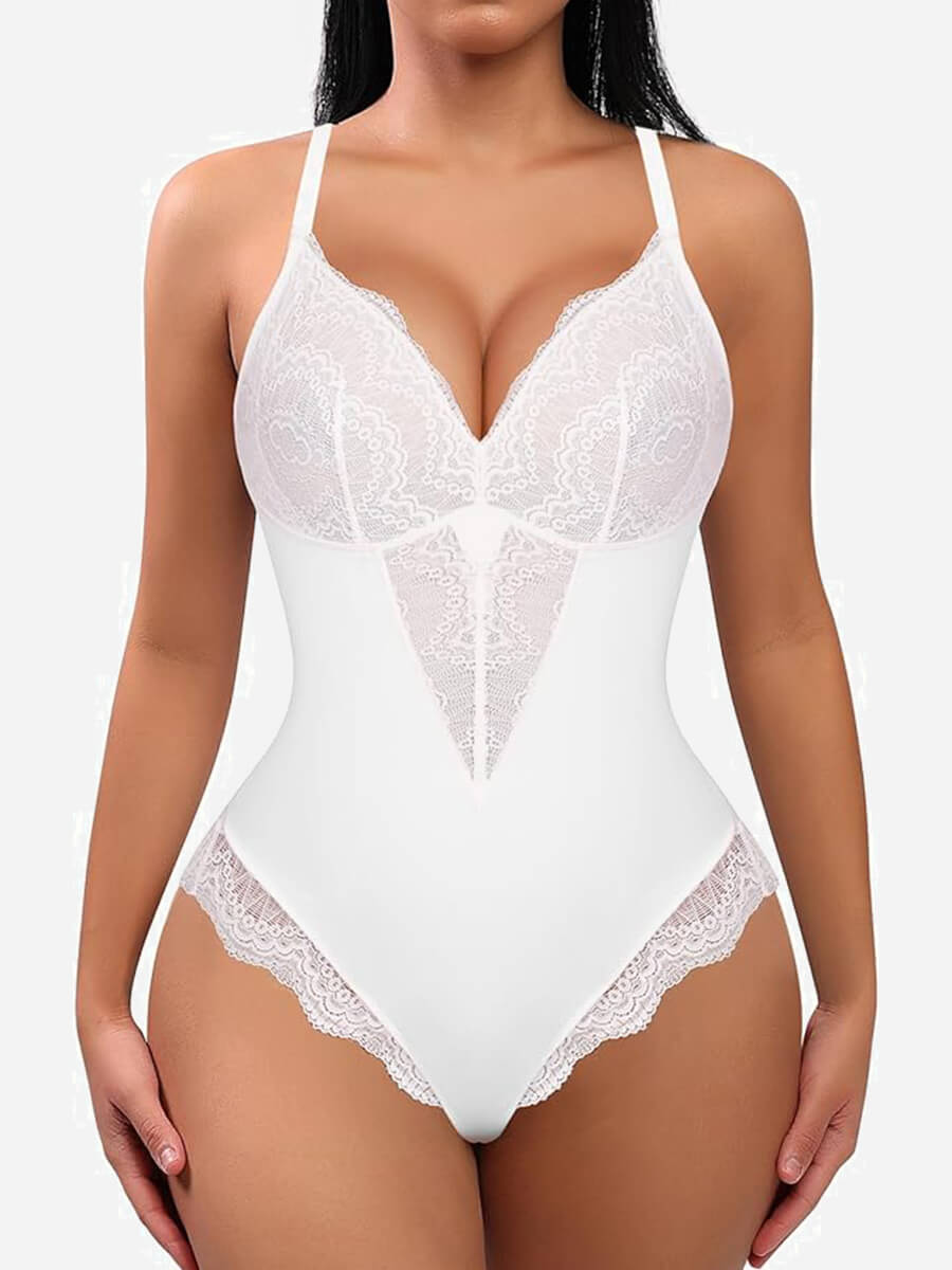 Shapevive Low-back Ultra-versatile Lace Bodysuit