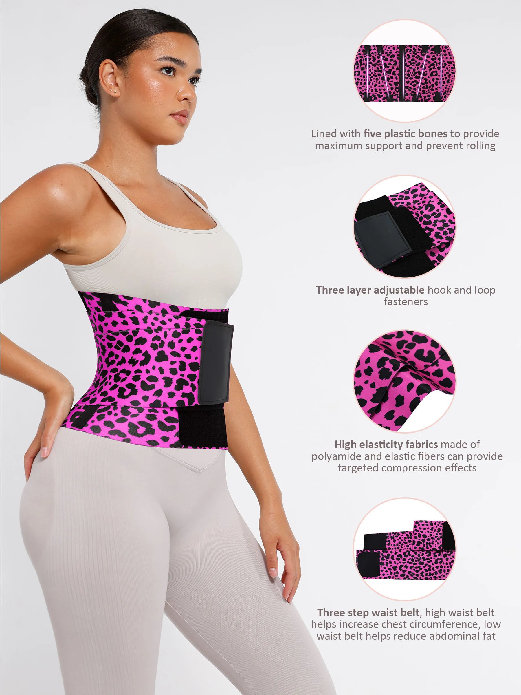 Shapevive Triple Wrap Tummy Control Waist Trainer Belt
