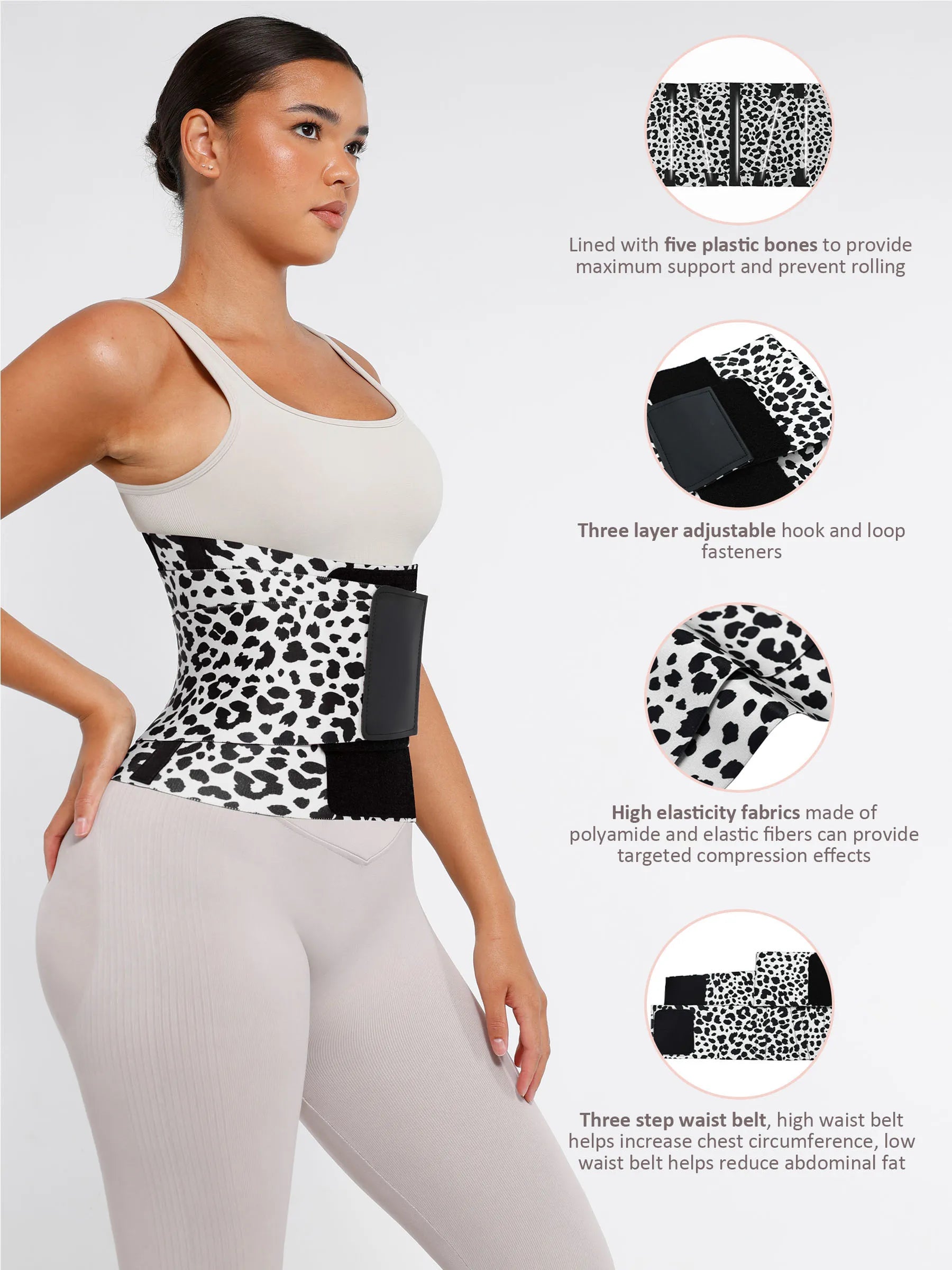 Shapevive Triple Wrap Tummy Control Waist Trainer Belt
