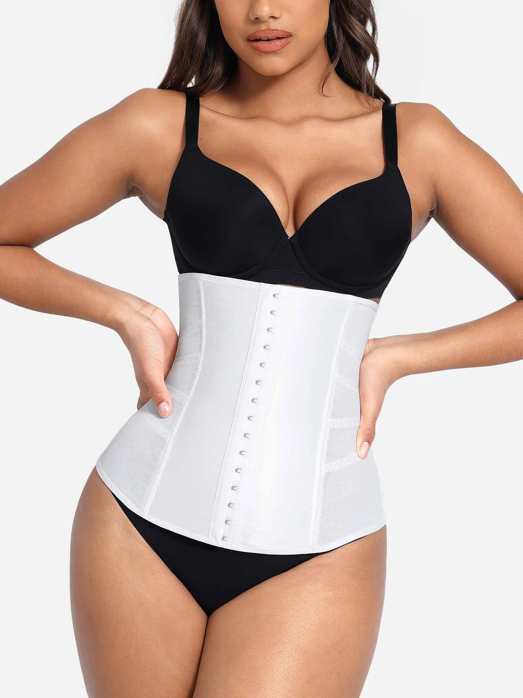 Shapevive Waist Trainer for Women – Mesh Corset Body Shaper with Steel Bones