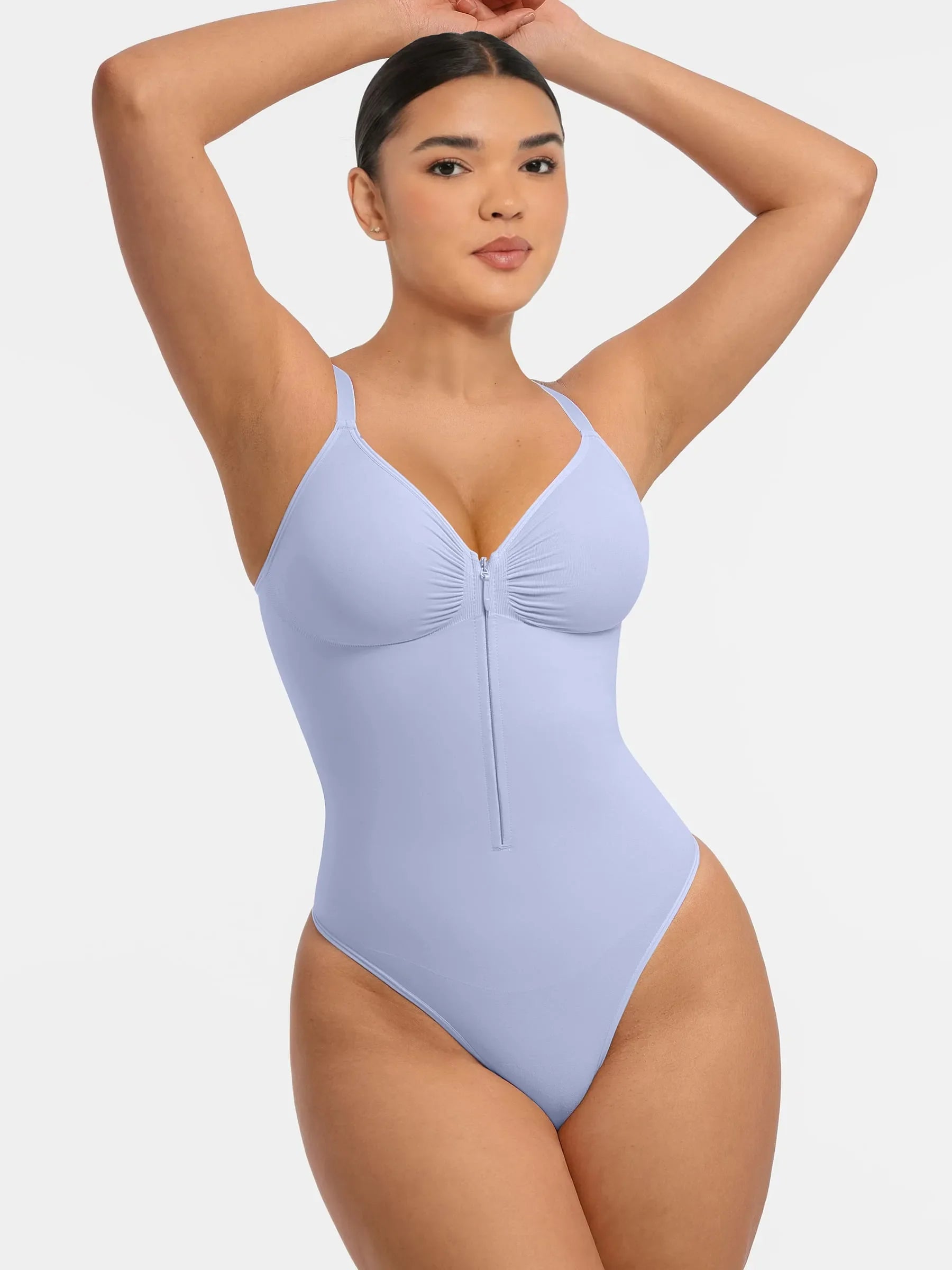 Shapevive Tummy Control Seamless Zipper Shaping Bodysuit