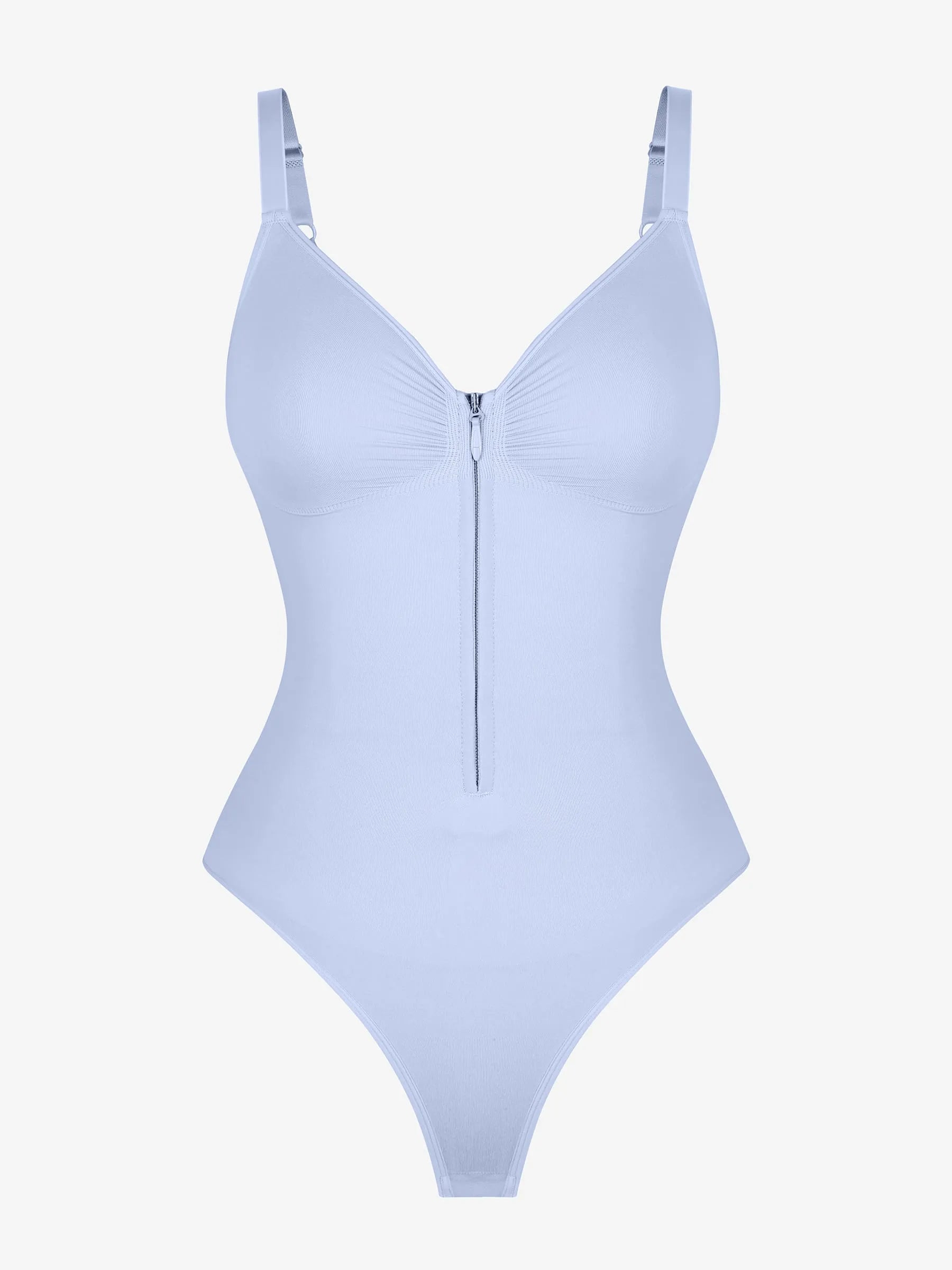 Shapevive Tummy Control Seamless Zipper Shaping Bodysuit