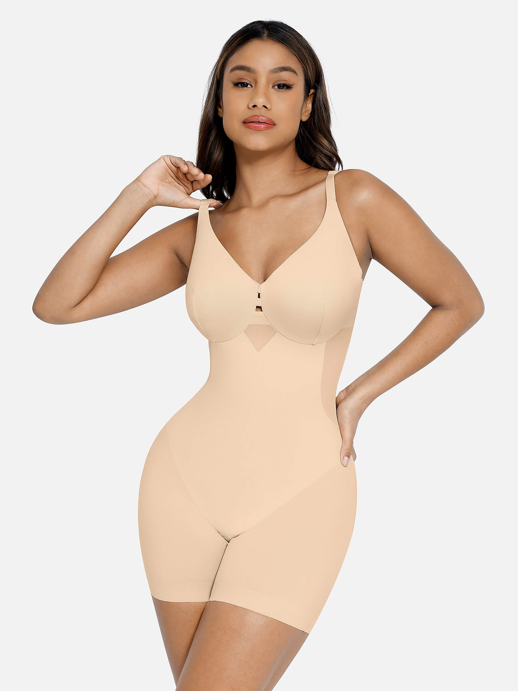 Shapevive Seamless Thigh Control Breast Lift Shapewear