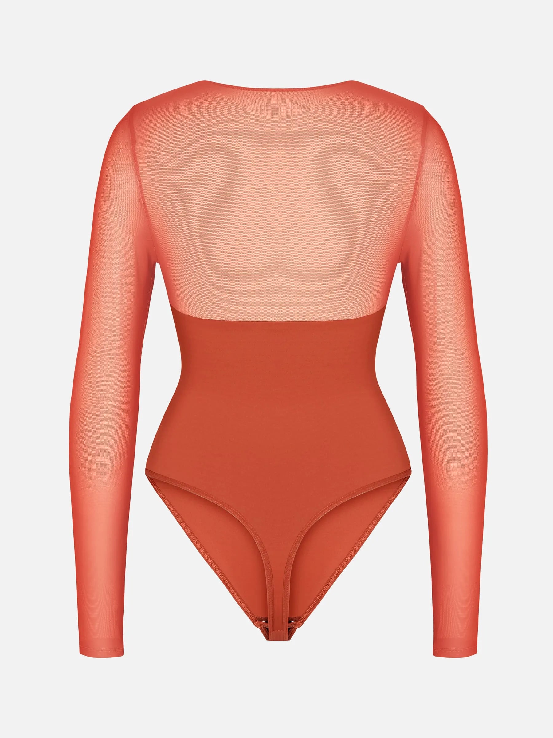 Shapevive Mesh Panel V-Neck Bodysuit