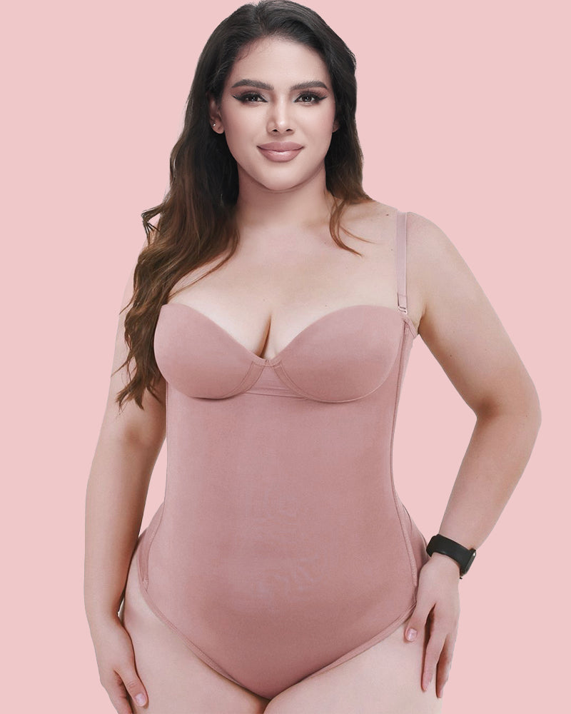 Nahtloser Shapewear-Bodysuit mit Schnürung hinten