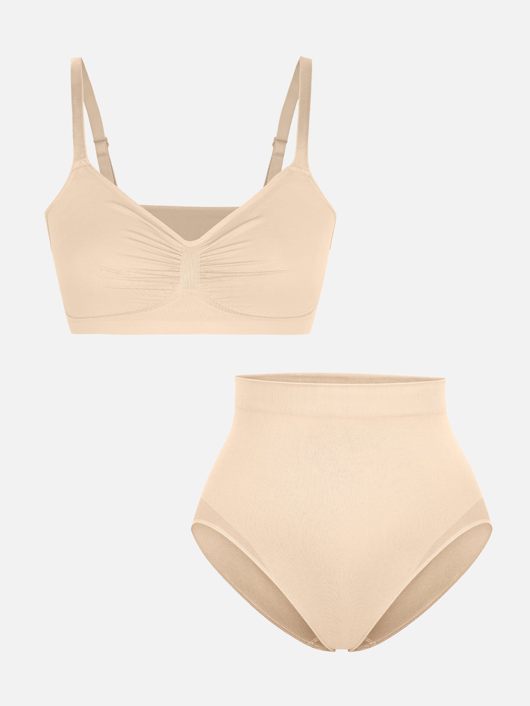 Shapevive Wireless Bra & Seamless Tummy Control Brief Set